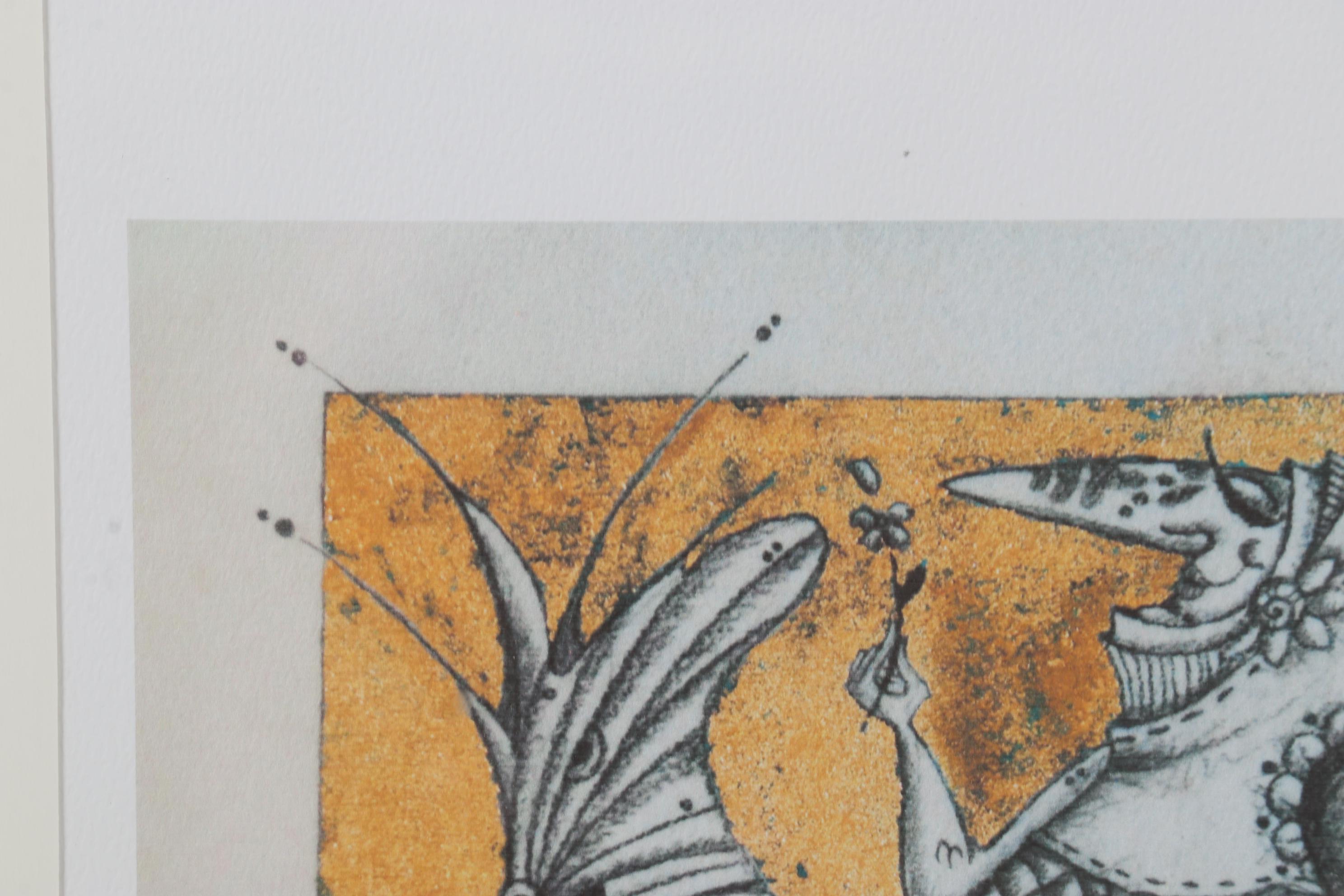 "Satisfecha de Amor" Giclée, 21st Century