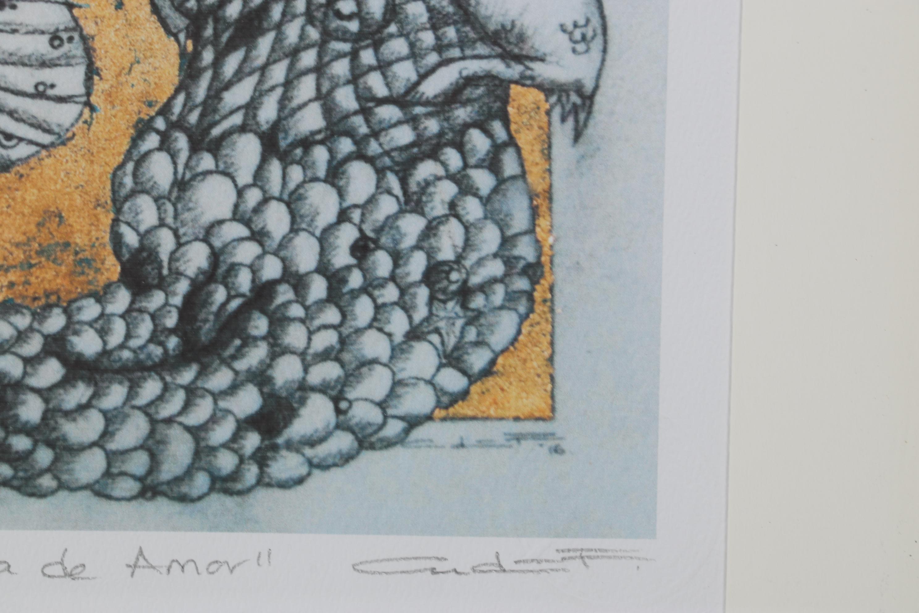 "Satisfecha de Amor" Giclée, 21st Century