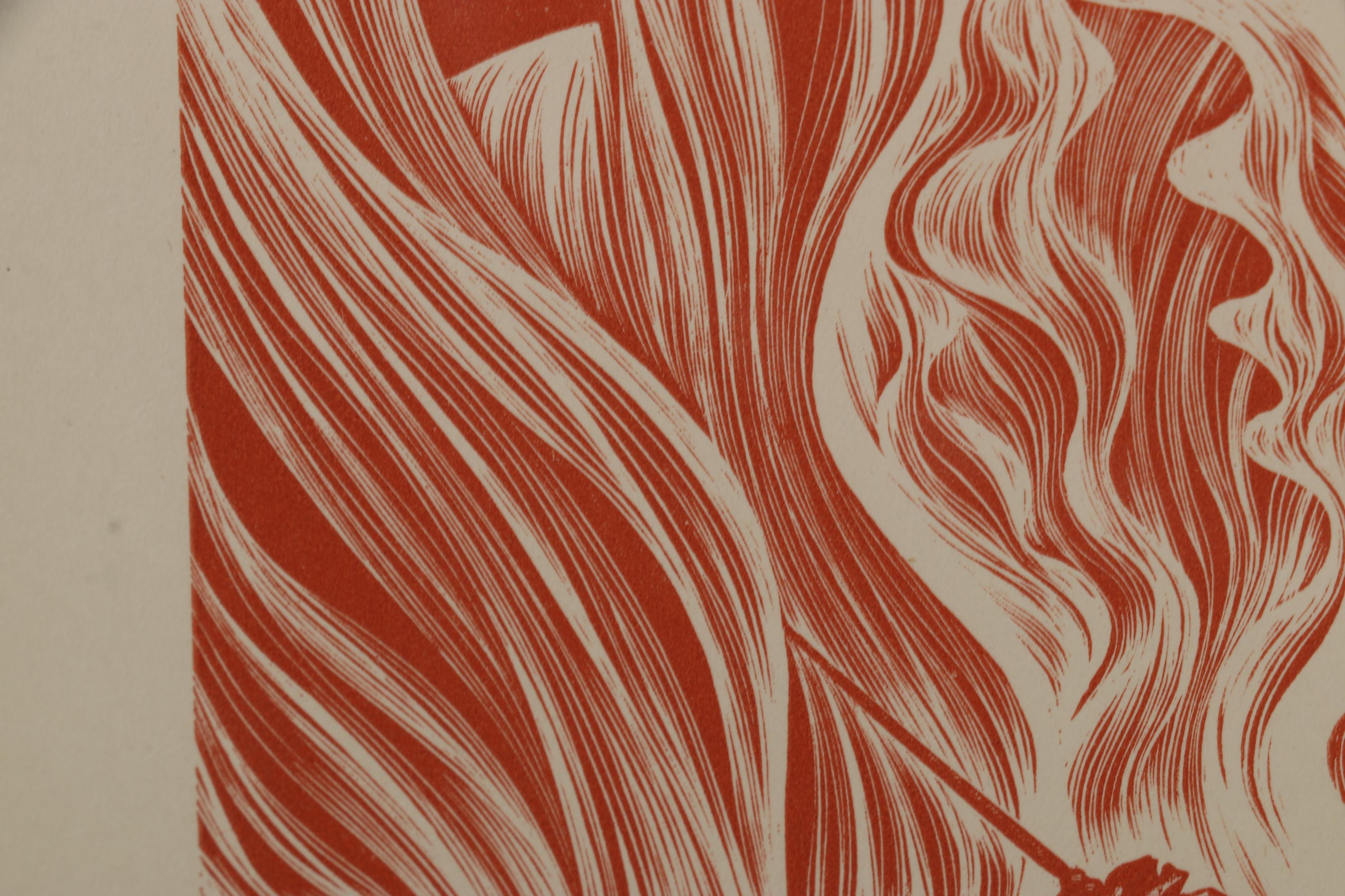 Lynd Ward Art Deco Woodcut From "Wild Pilgrimage," 1932