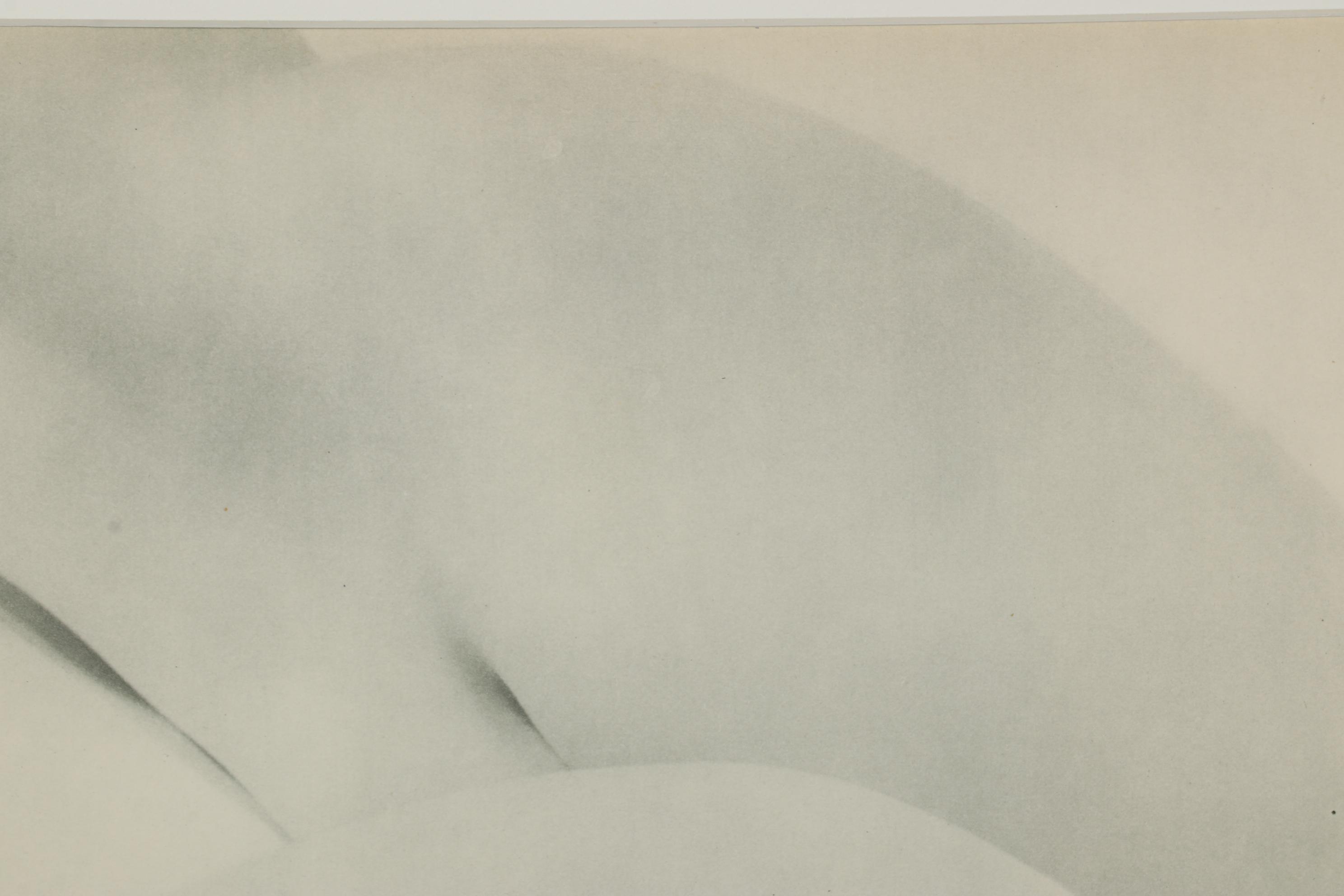 Nude Portrait Rotogravure From "Le Nu International," 1954