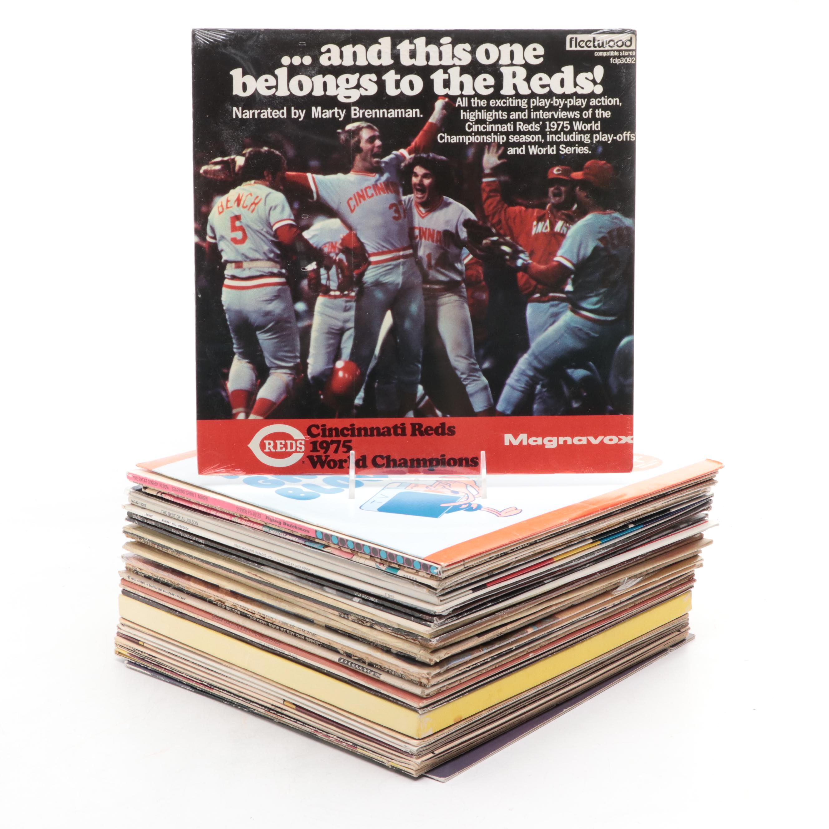 "... and this one belongs to the Reds!," Comedy and Radio Bloopers Albums, More