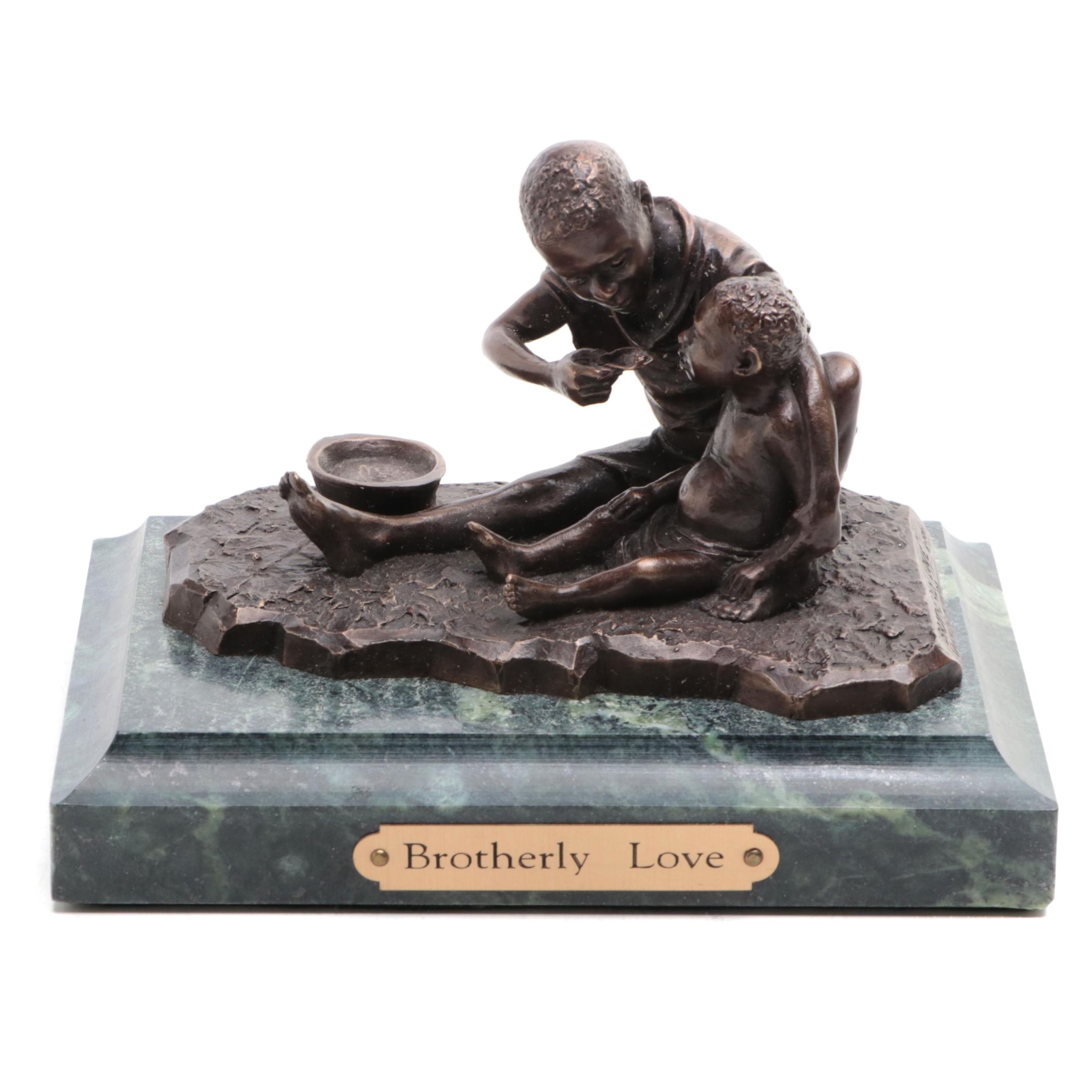 Robert Summers Bronze Sculpture "Brotherly Love"