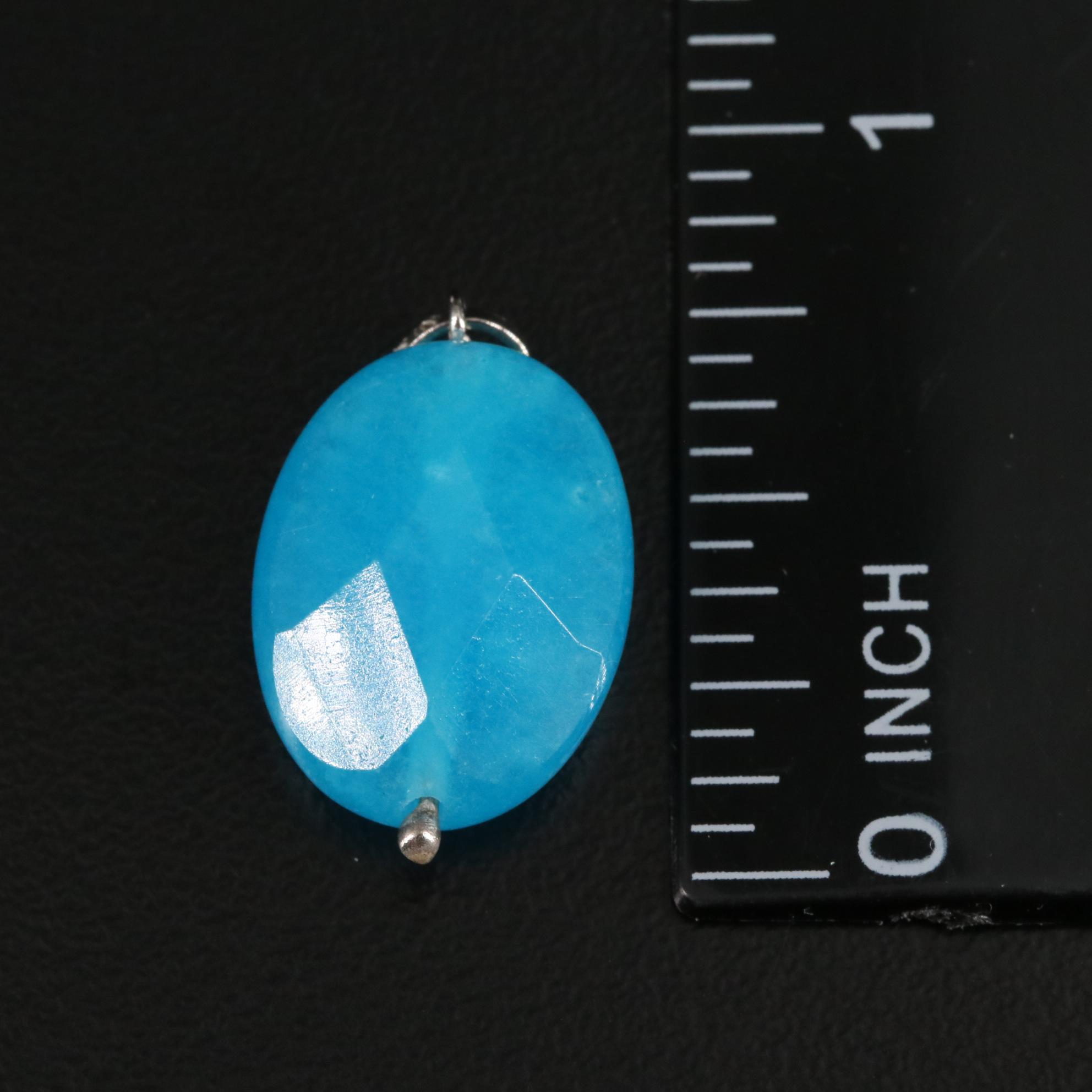 14K Quartzite Pendant