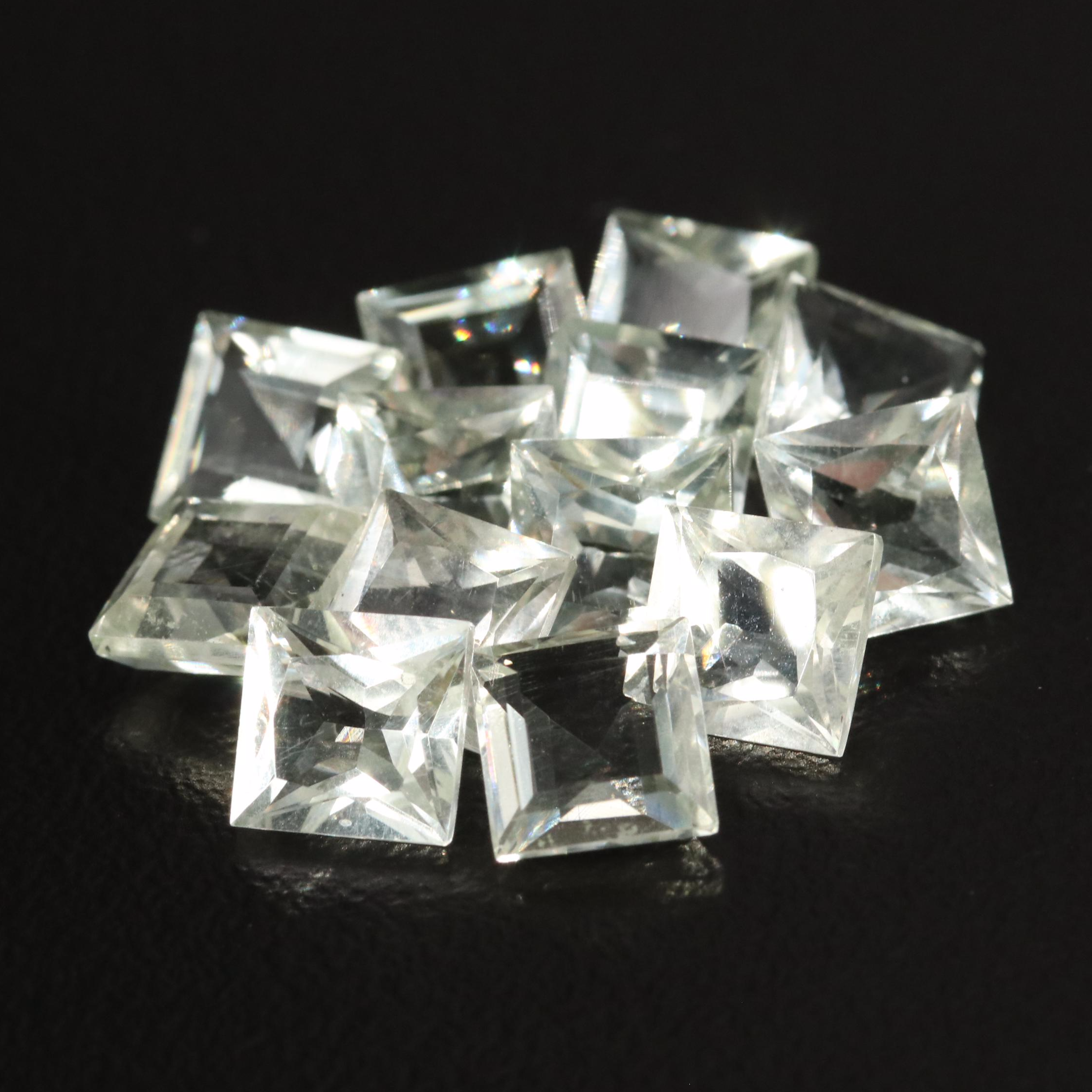 Loose 13.20 CTW Prasiolite Lot