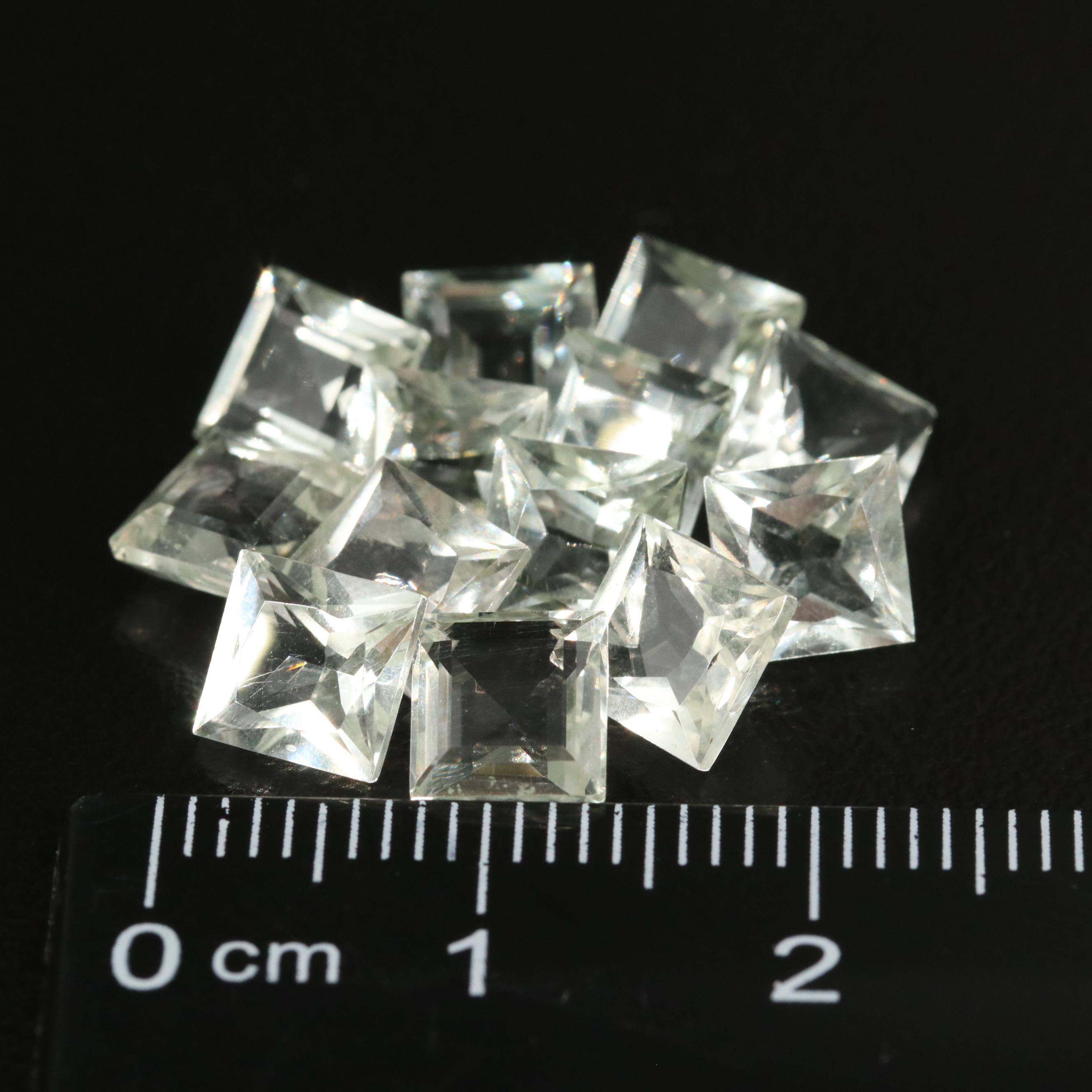 Loose 13.20 CTW Prasiolite Lot