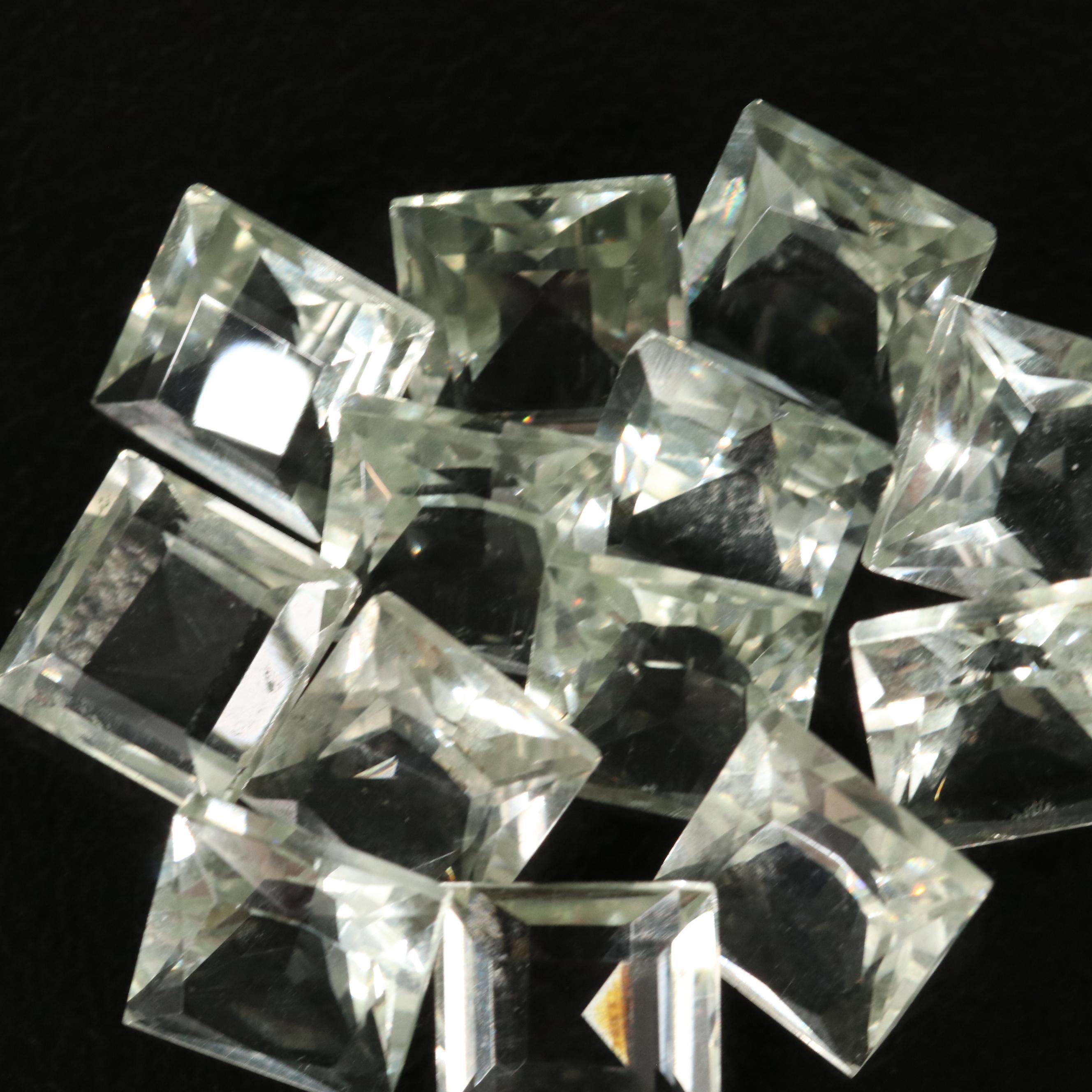 Loose 13.20 CTW Prasiolite Lot