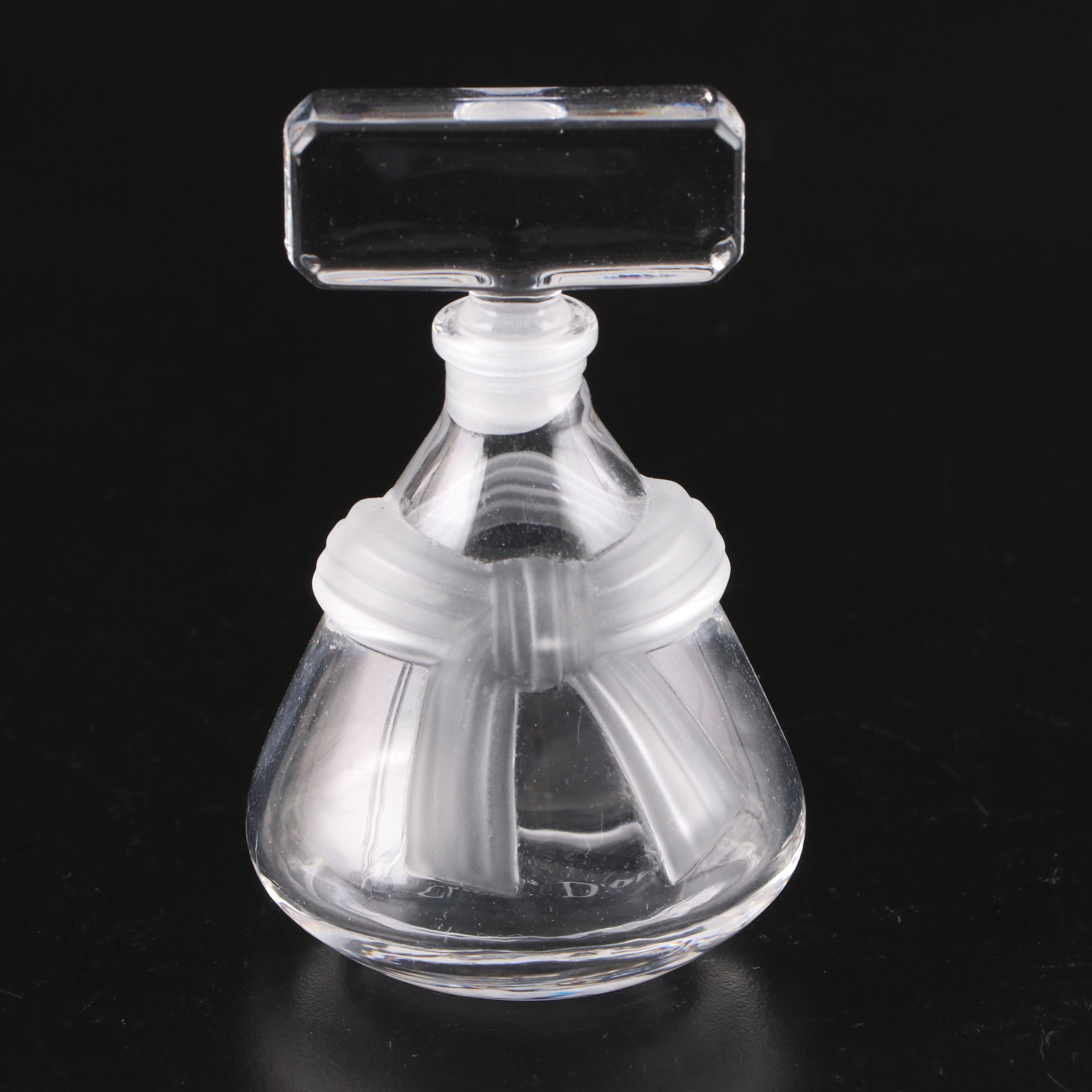 Stylebuilt Figural Soap Dish, Limoges Jar, and Glass Perfume Bottles