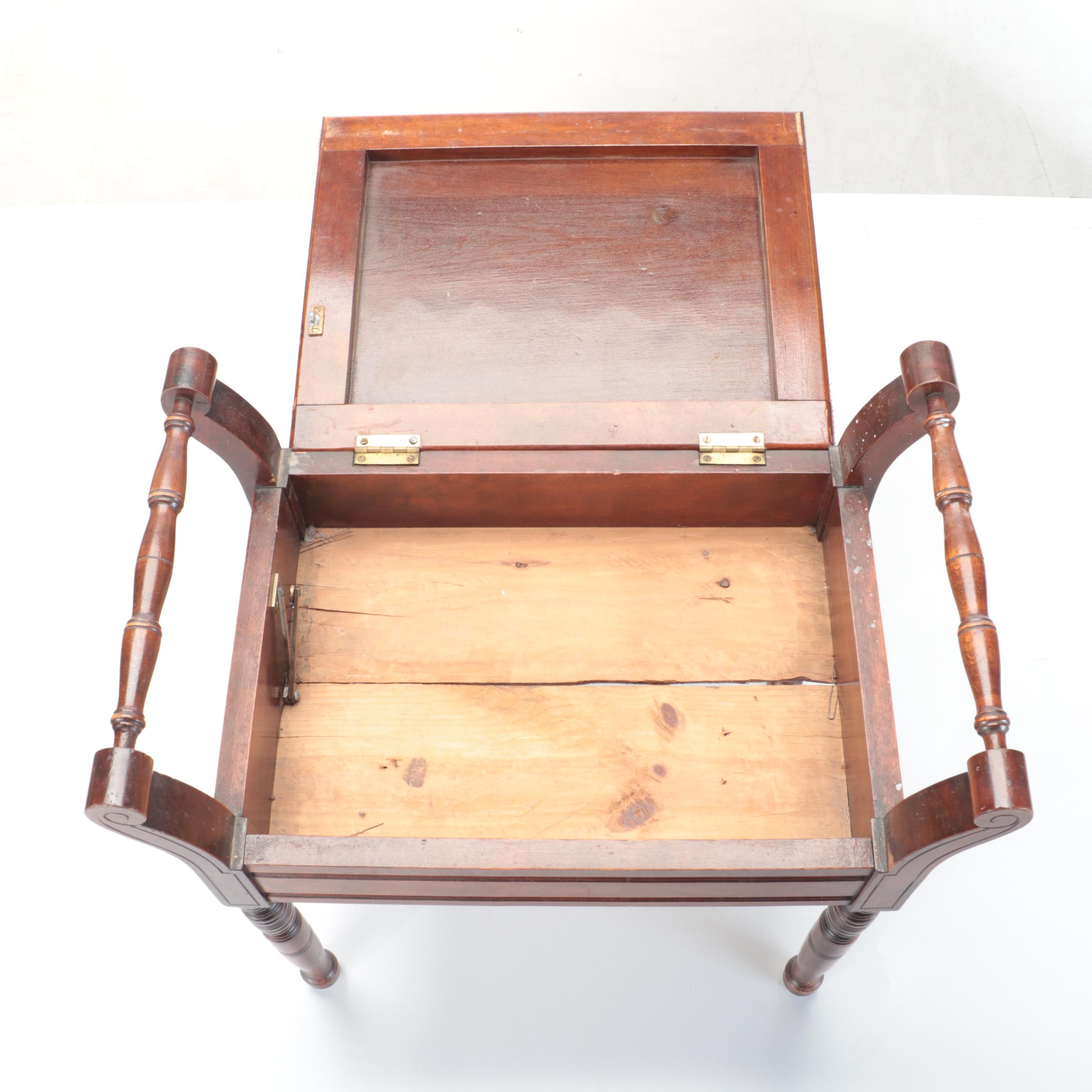 Victorian and Later Walnut and Wooden Footstools