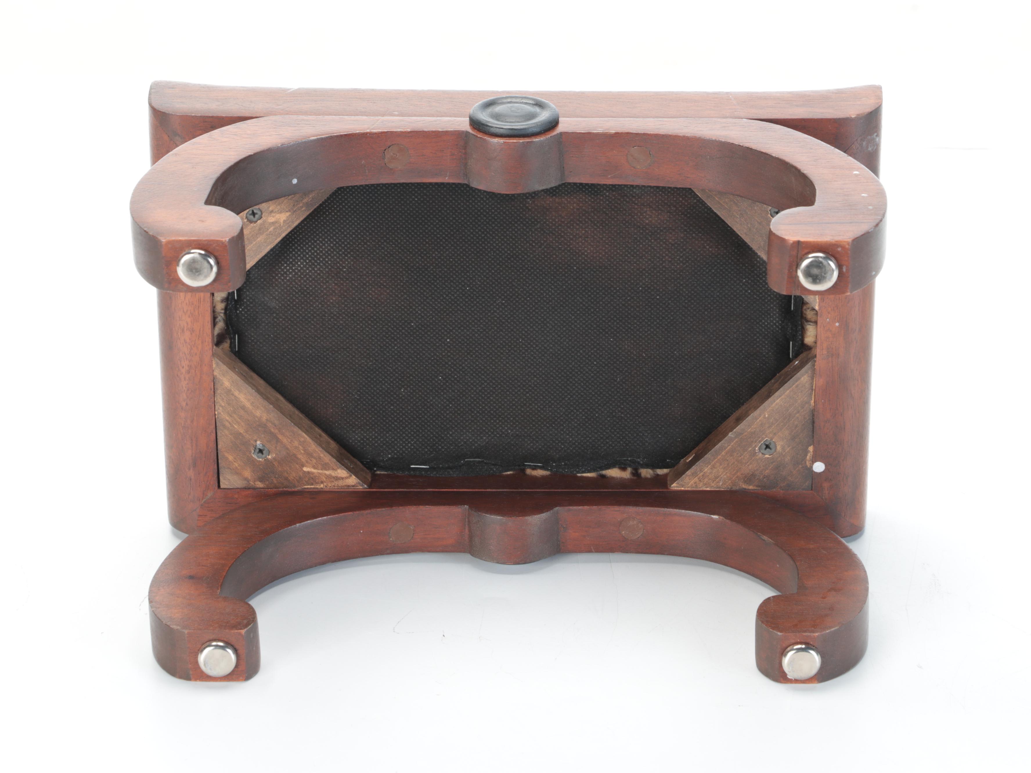 Victorian and Later Walnut and Wooden Footstools