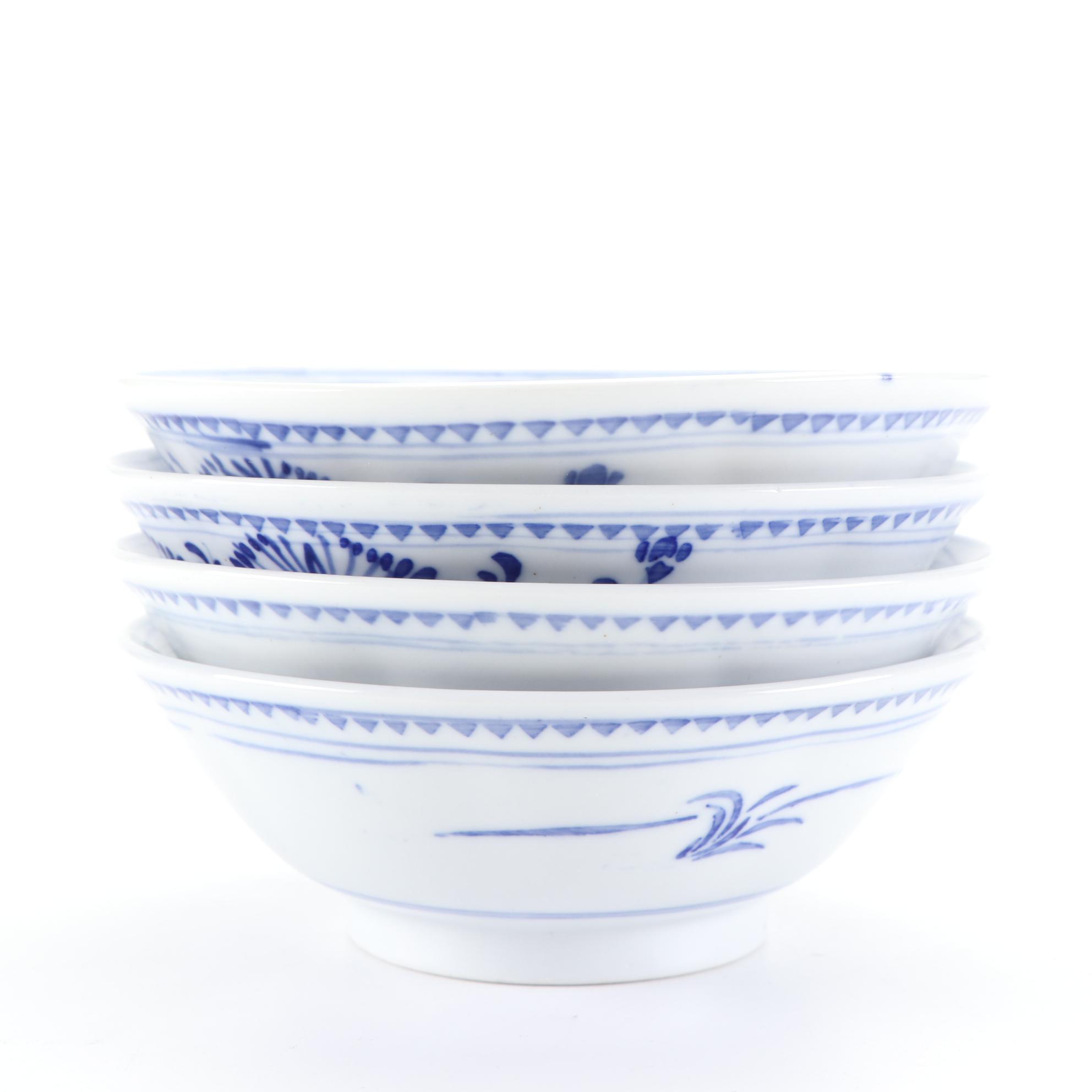 Chinese Blue and White Porcelain Bowls