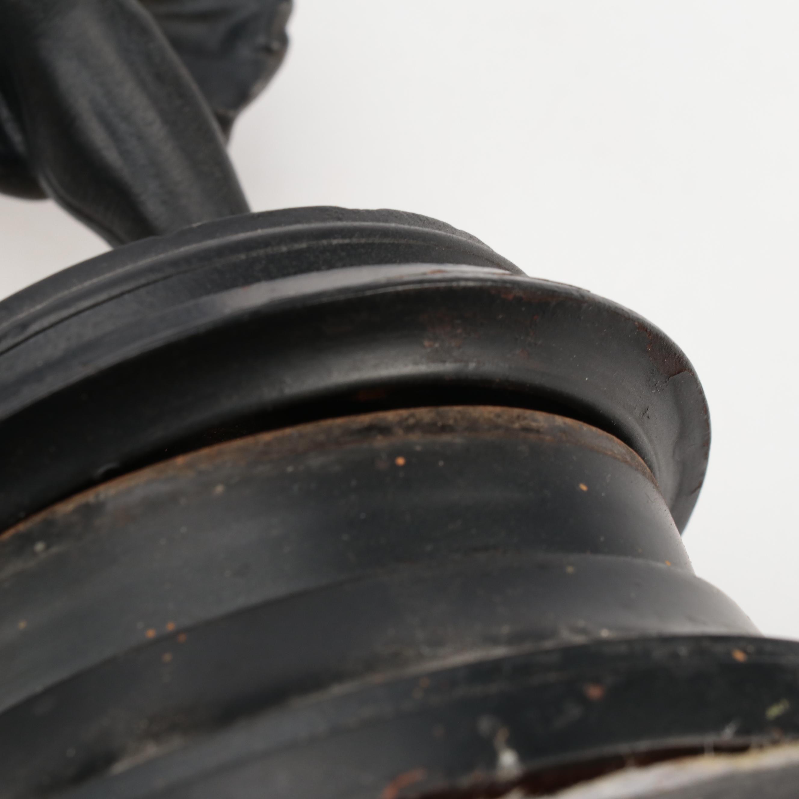 Austin Family Collection Plaster Figure of Mother and Child with Spelter Statue