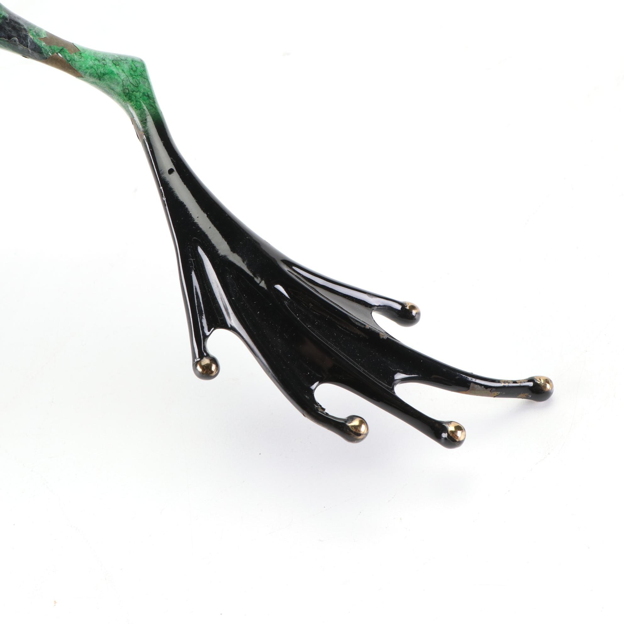 "Frogman" Tim Cotterill Limited Edition Bronze Frog Sculpture