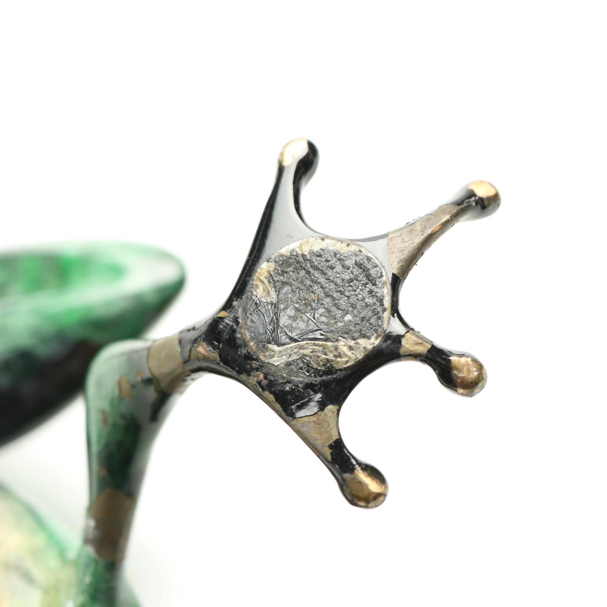 "Frogman" Tim Cotterill Limited Edition Bronze Frog Sculpture