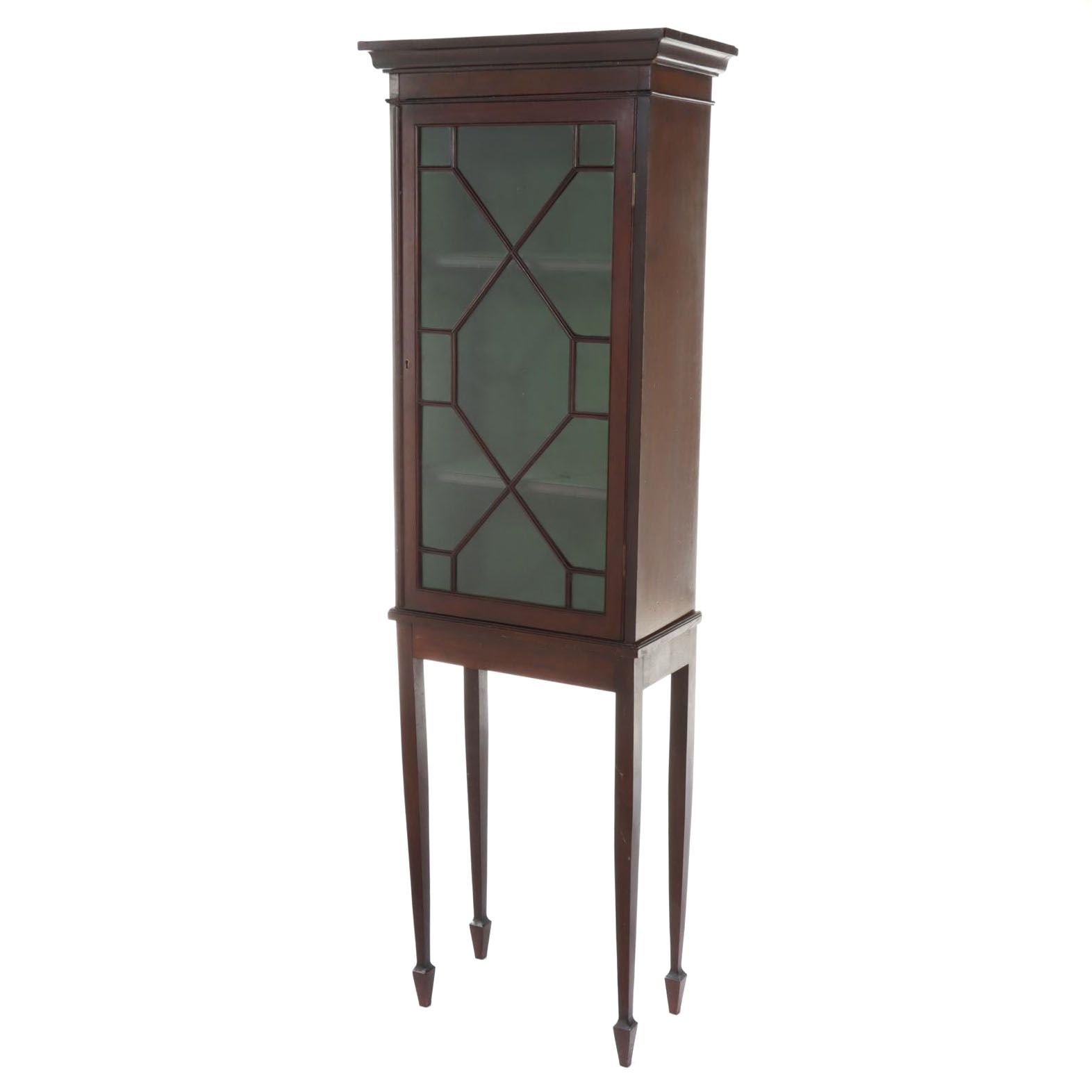 George III Style Mahogany Bookcase-on-Stand