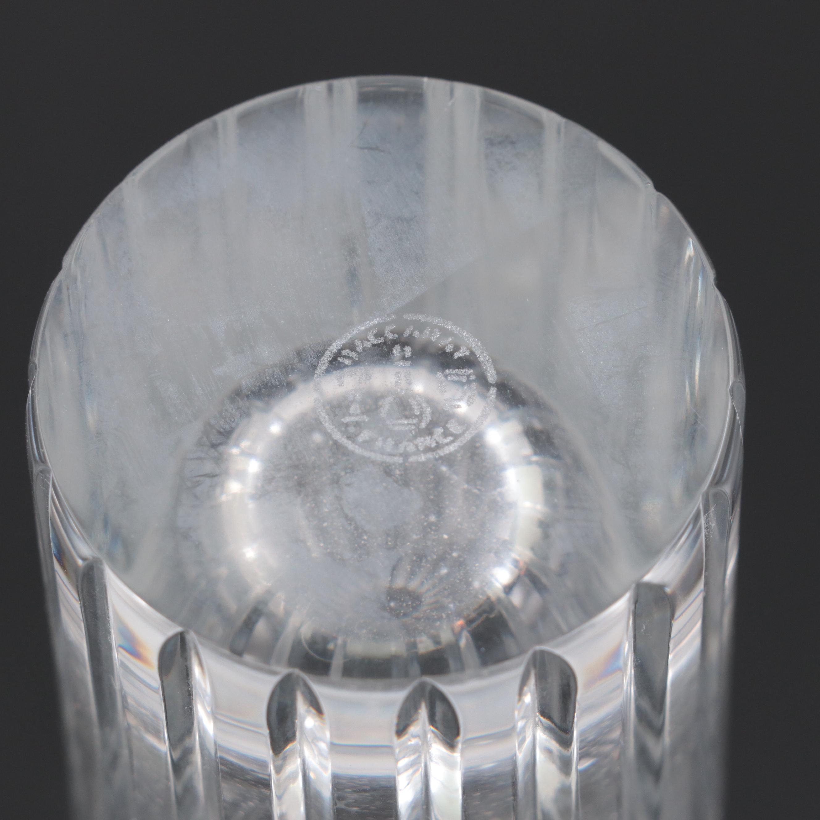 Baccarat Crystal "Harmonie" Bud Vase with Atlantis Pitcher and Nambé Bowl