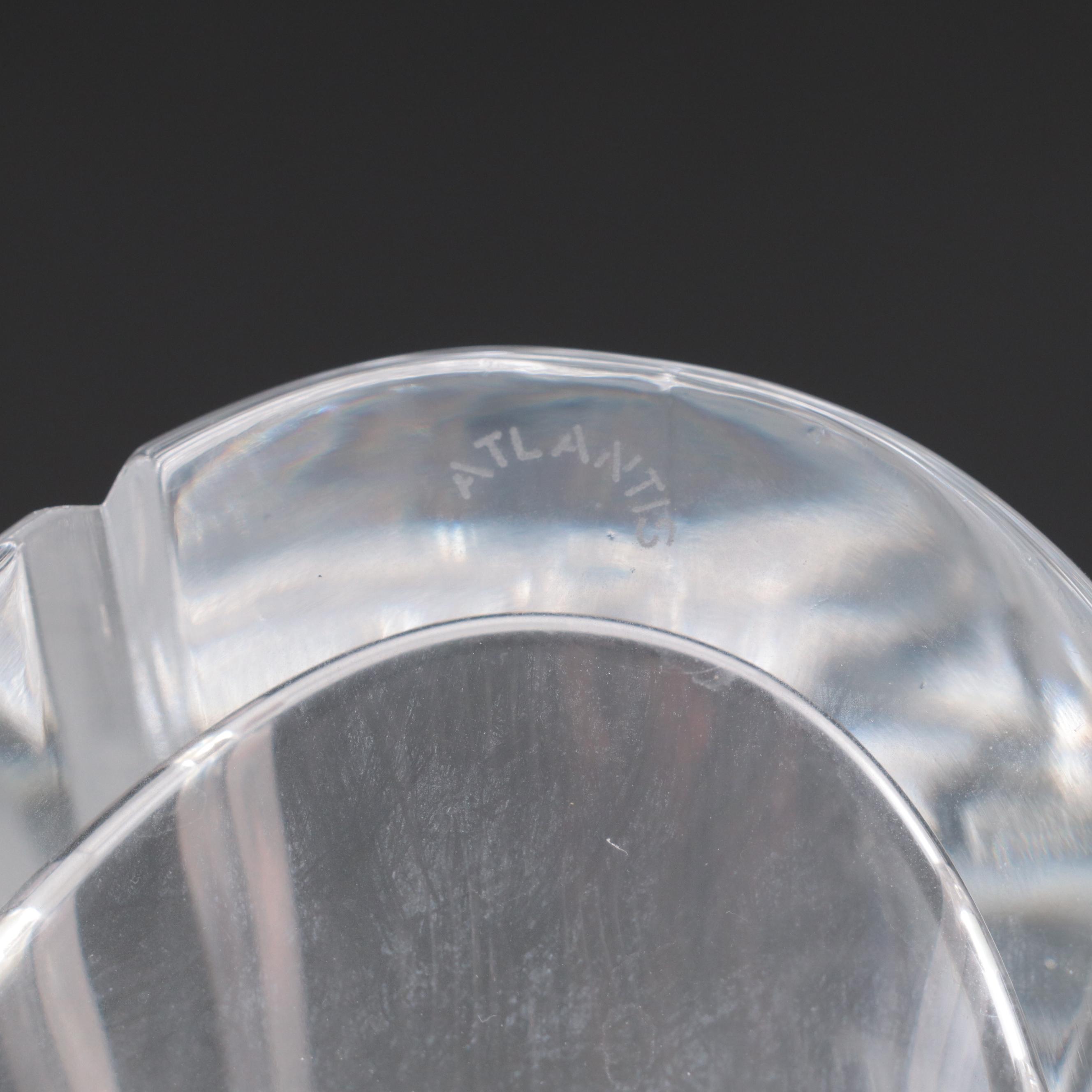 Baccarat Crystal "Harmonie" Bud Vase with Atlantis Pitcher and Nambé Bowl