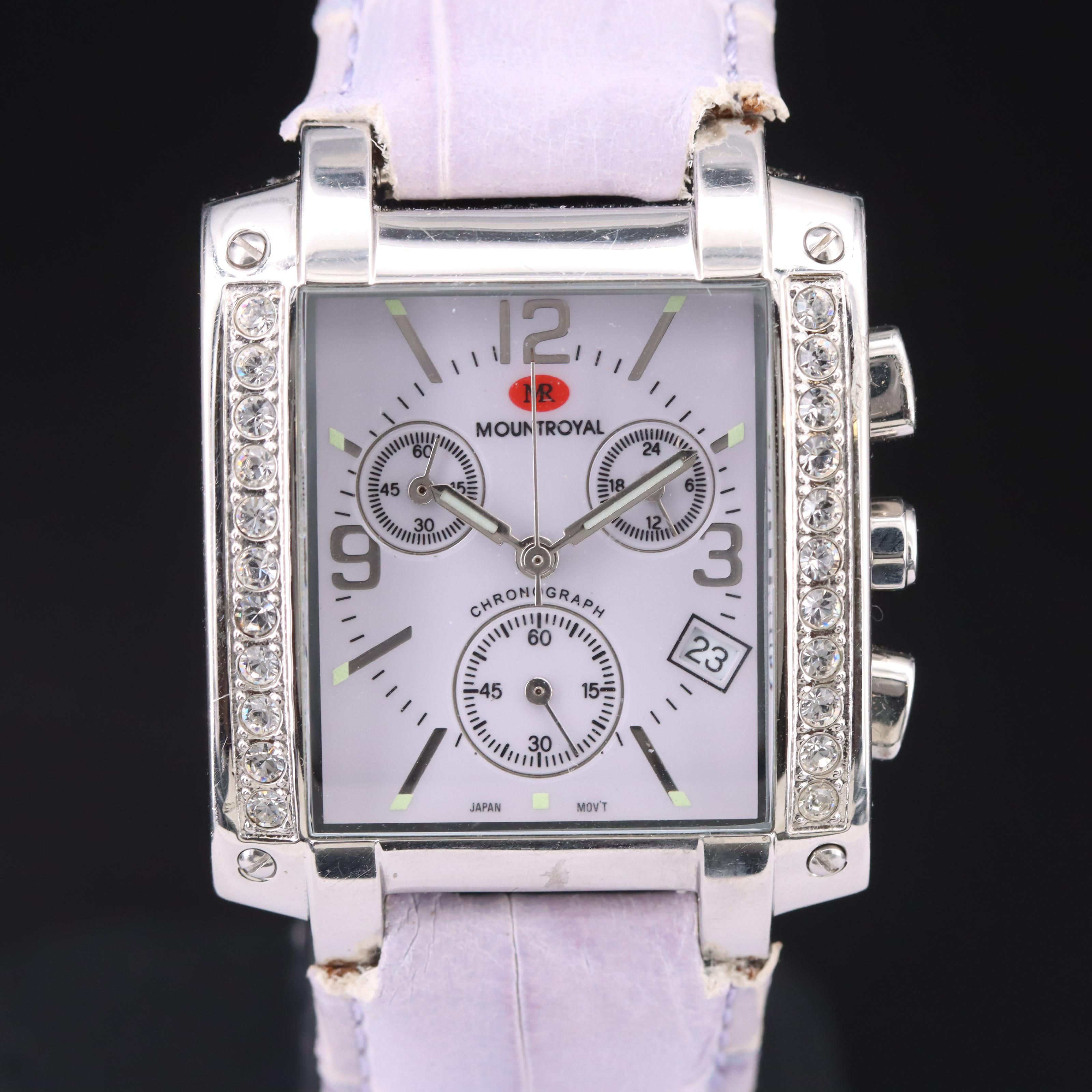 Mt. Royal Stainless Steel Chronograph Watch