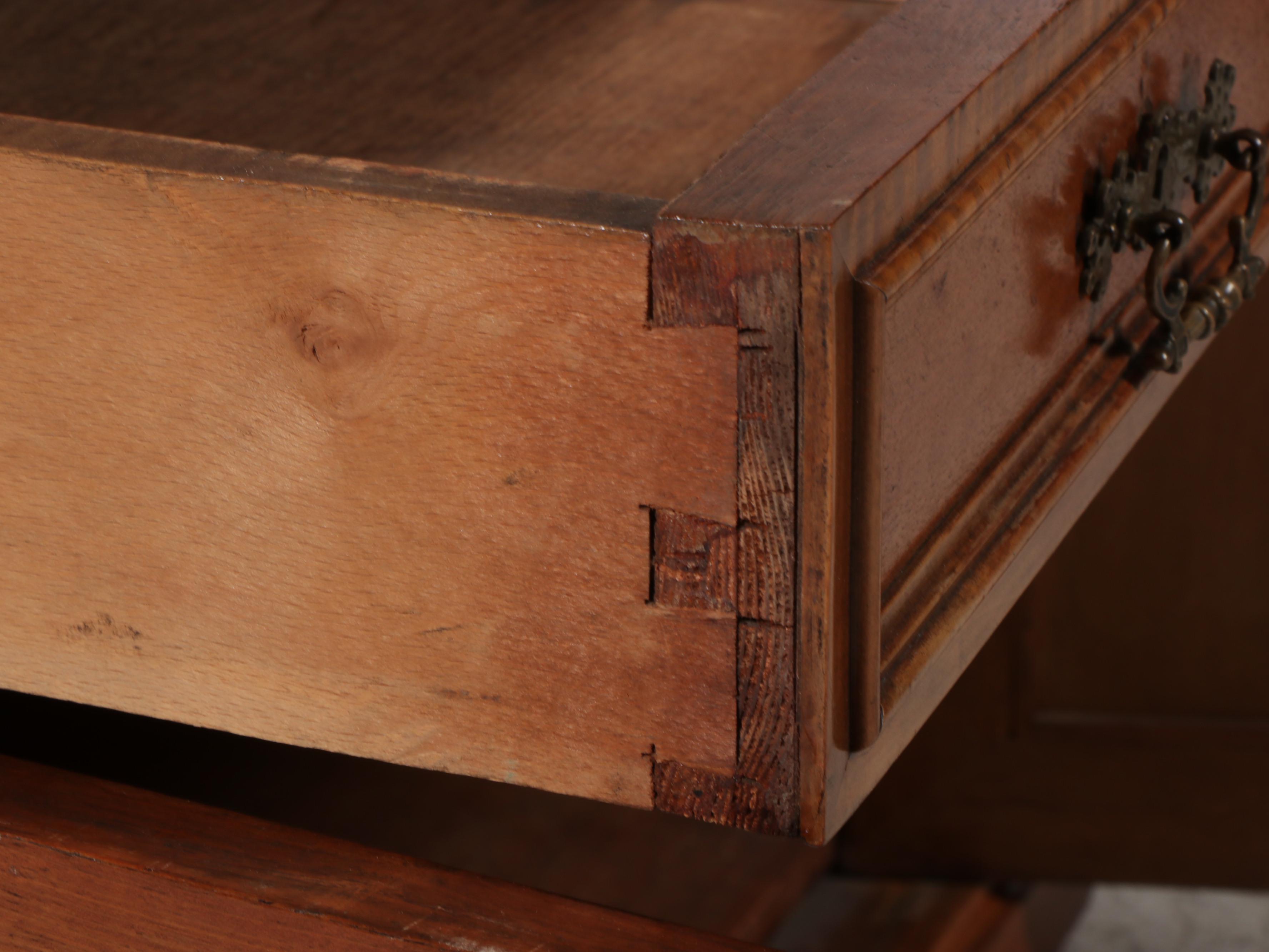 Renaissance Revival Carved Walnut and Marble Top Buffet, Late 19th Century