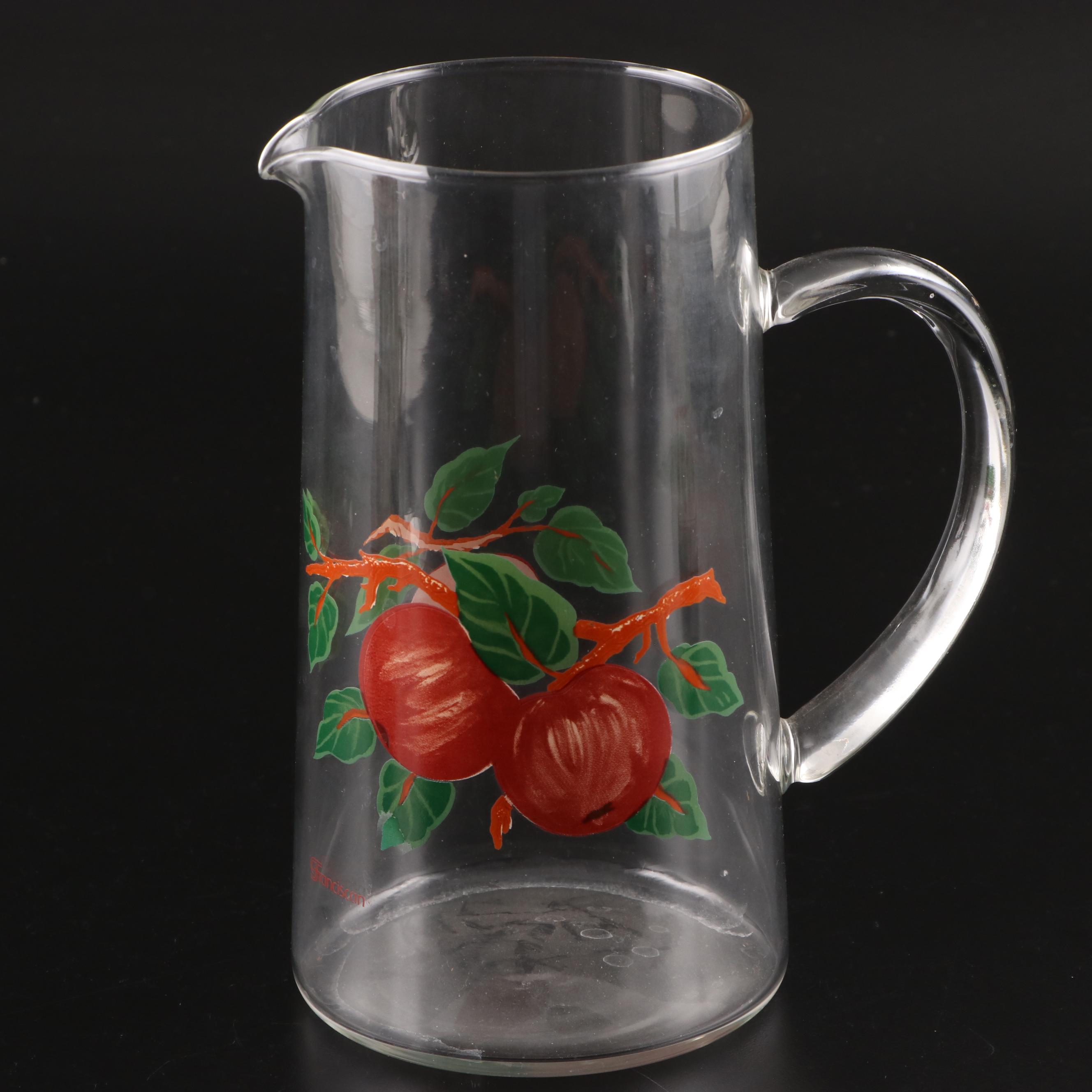 Franciscan Apple Pitcher, Holly Glass Platter, Lenox Christmas Teapot, More