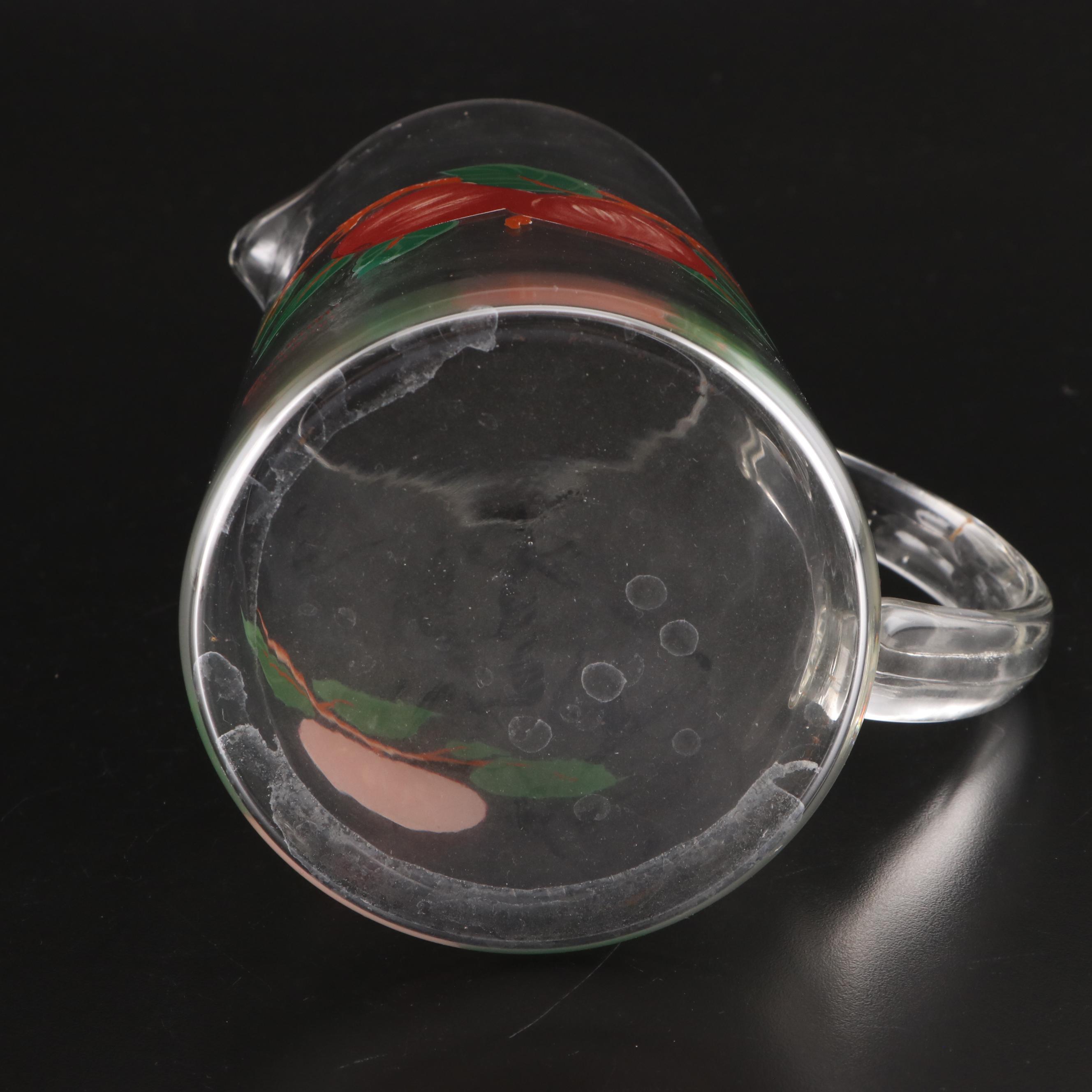 Franciscan Apple Pitcher, Holly Glass Platter, Lenox Christmas Teapot, More