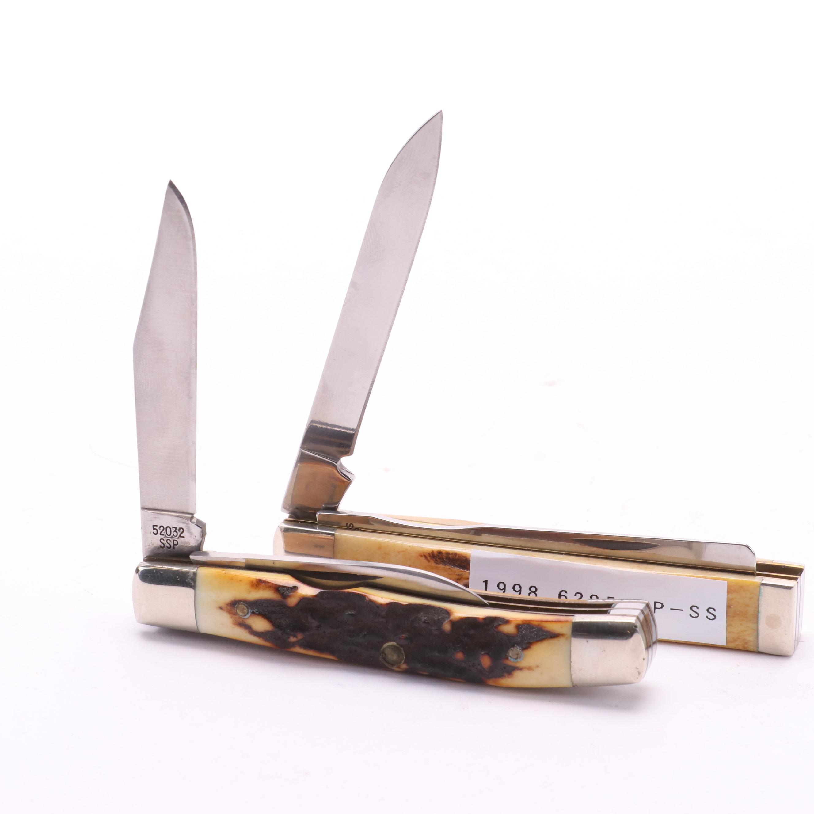 Collection of 10 Case® Folding Knives Including Christmas Edition