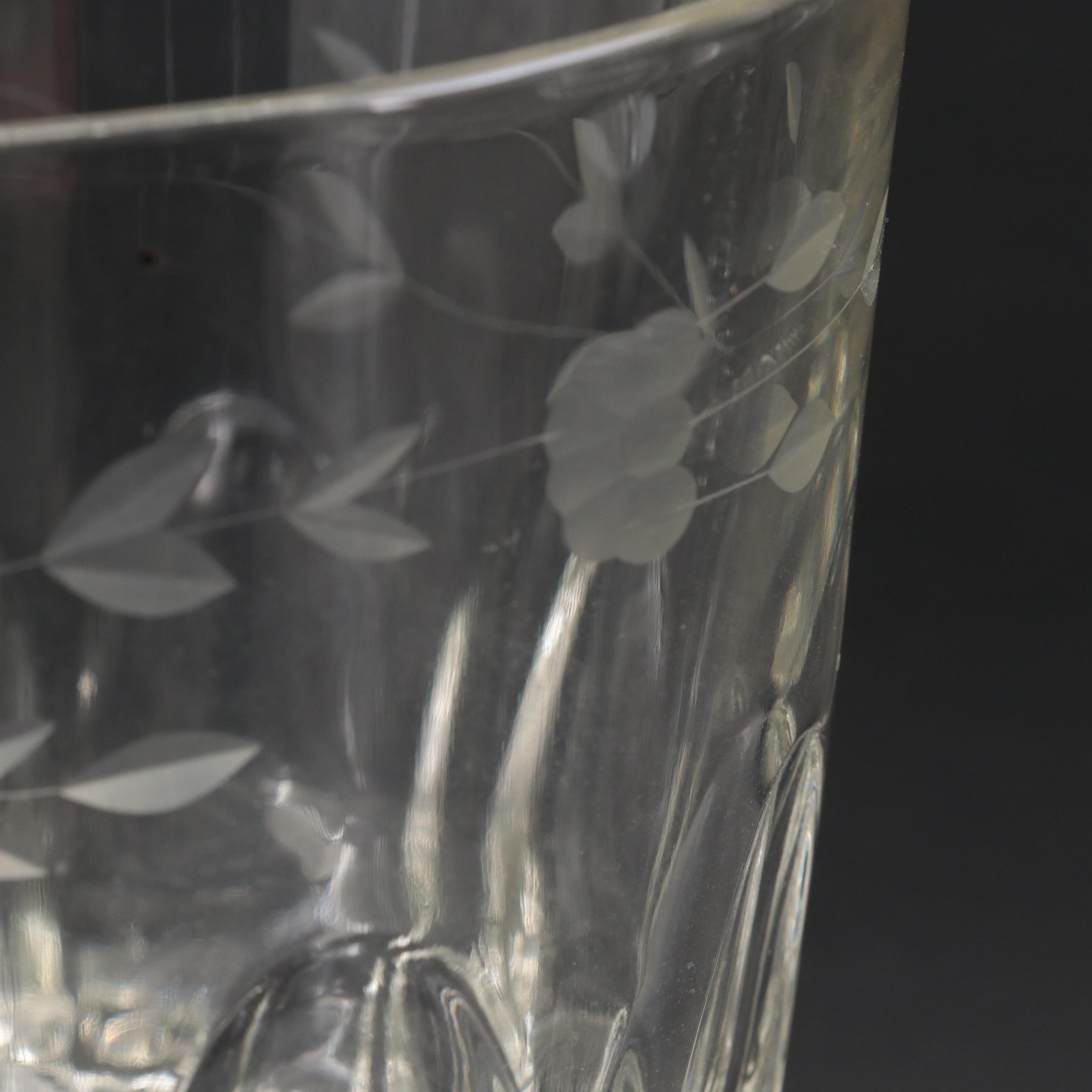 Waterford "Irish Lace" Crystal Vase with Other Ice Bucket and Rose Bowl