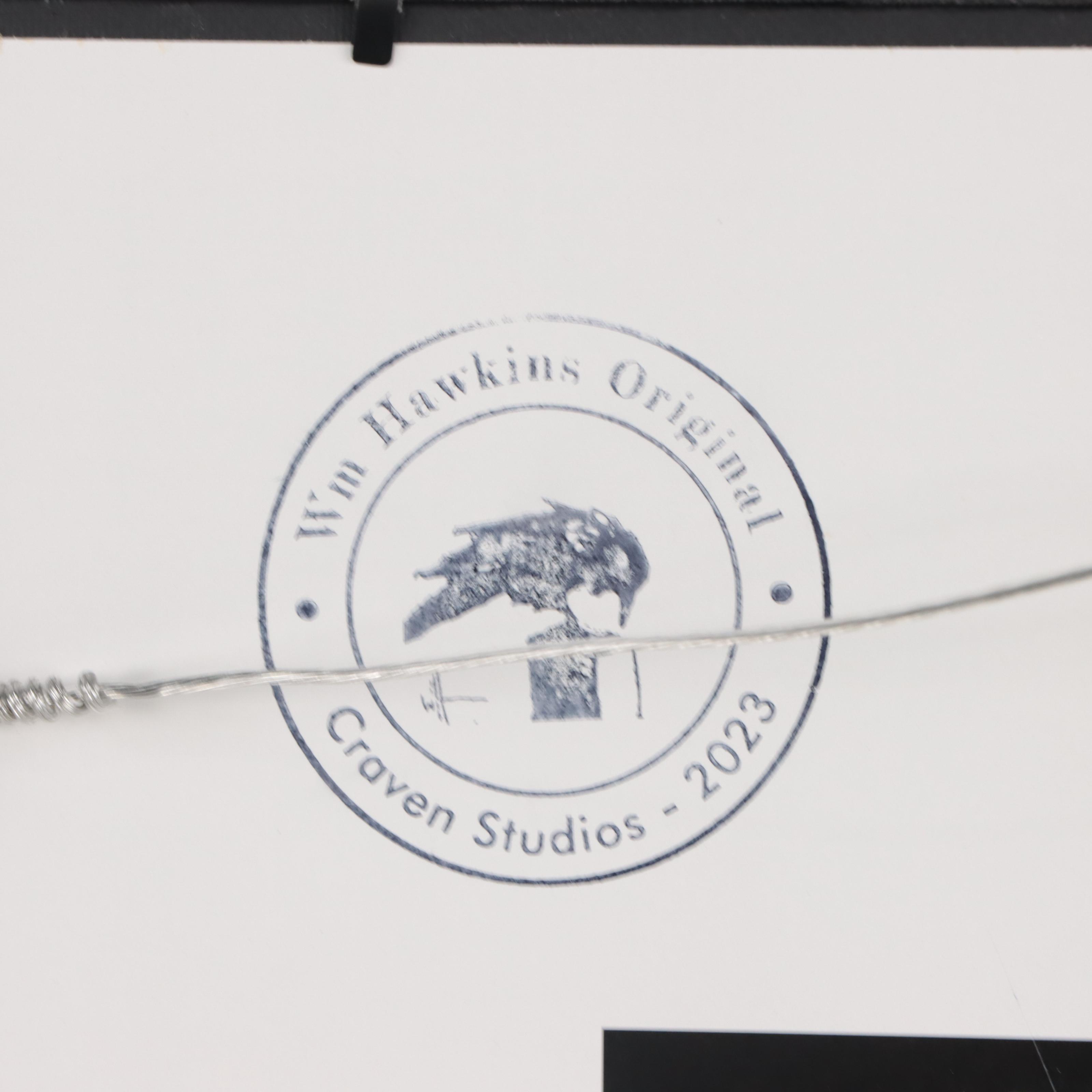 William Hawkins Landscape Oil Painting of Moonrise, 21st Century