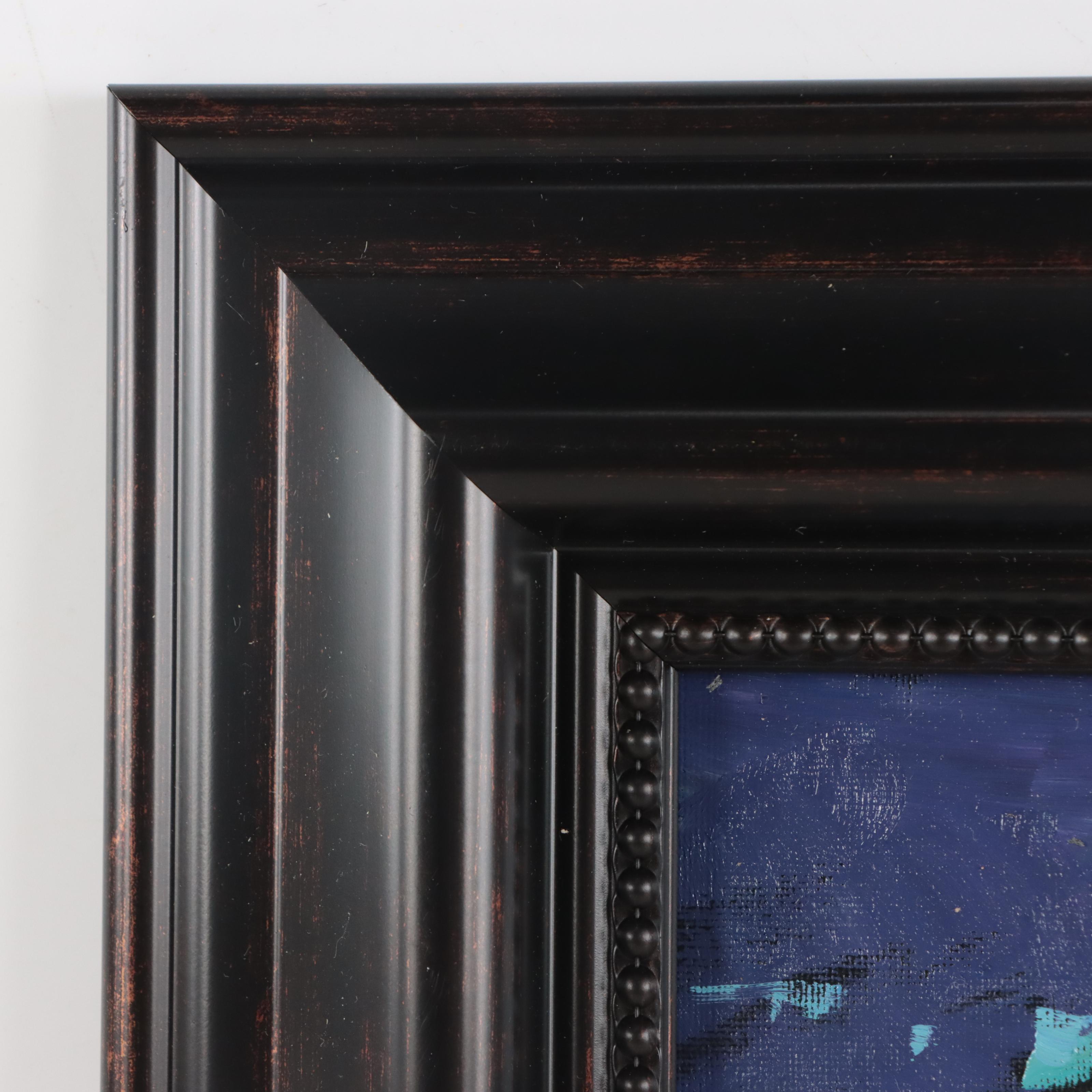 William Hawkins Abstract Landscape Oil Painting, 21st Century