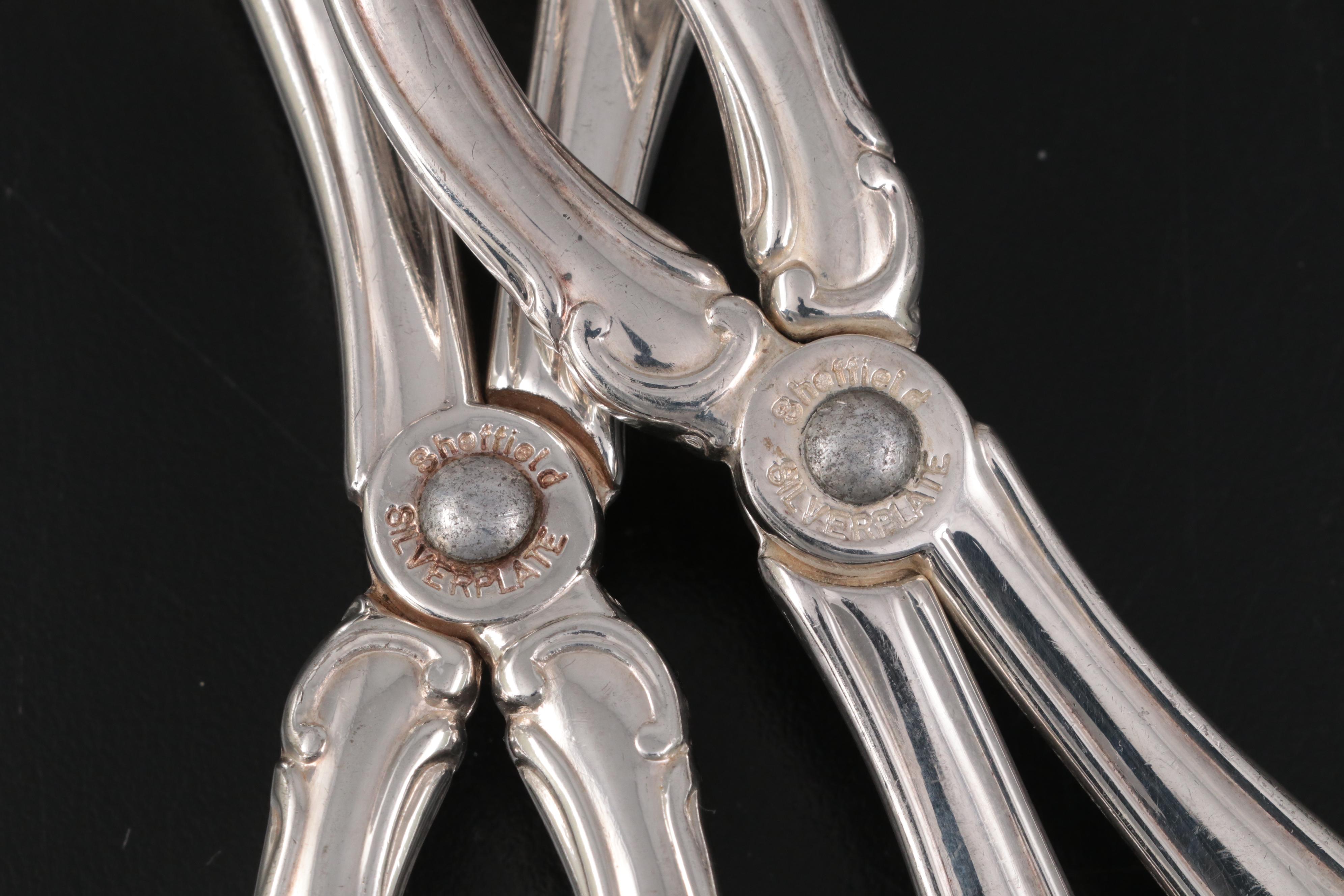 Wm Rogers "Spring Flower" and Other Silver Plate Waiter Trays and Serveware