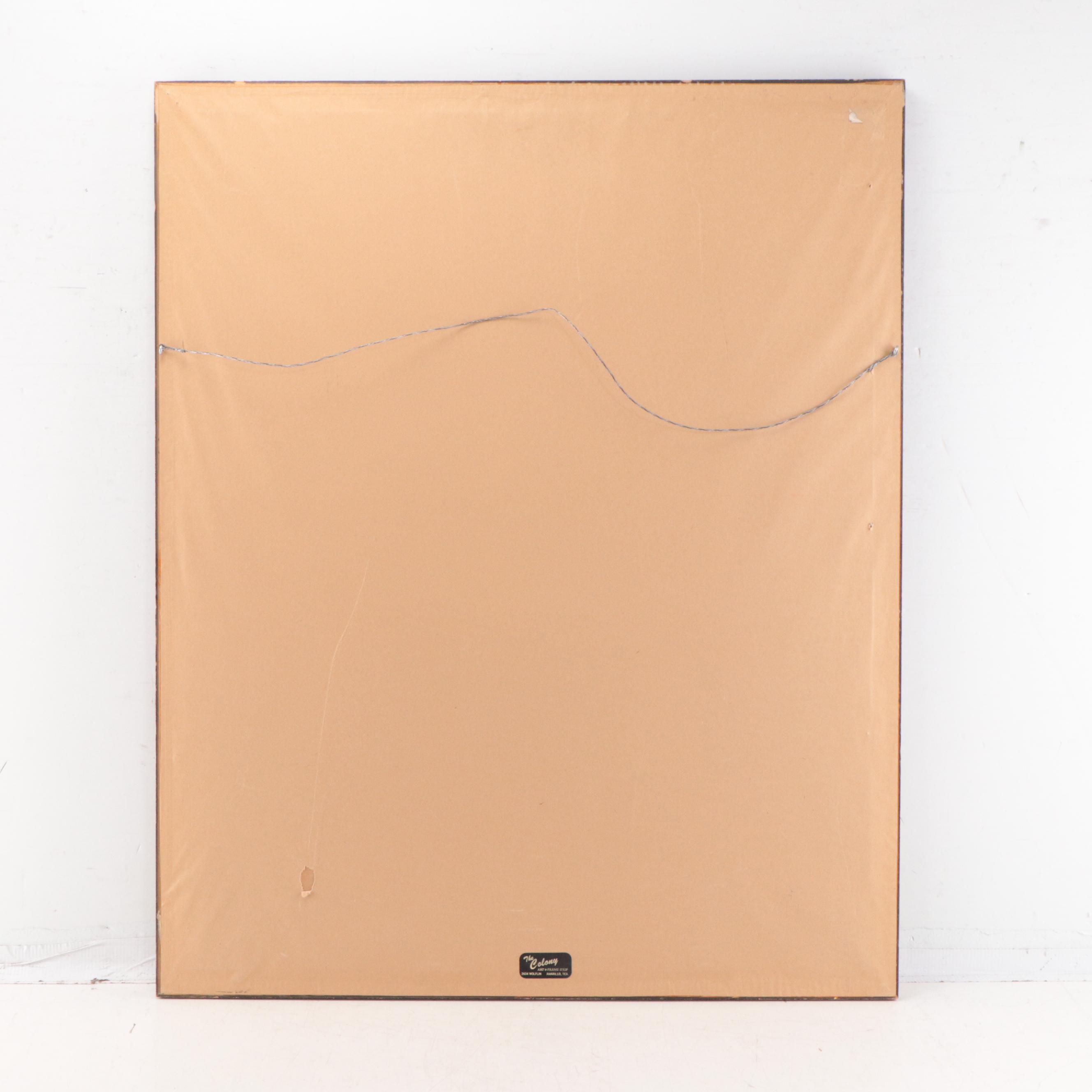 Hyacinthe Kuller Baron Lithograph "The Secret," Circa 1973