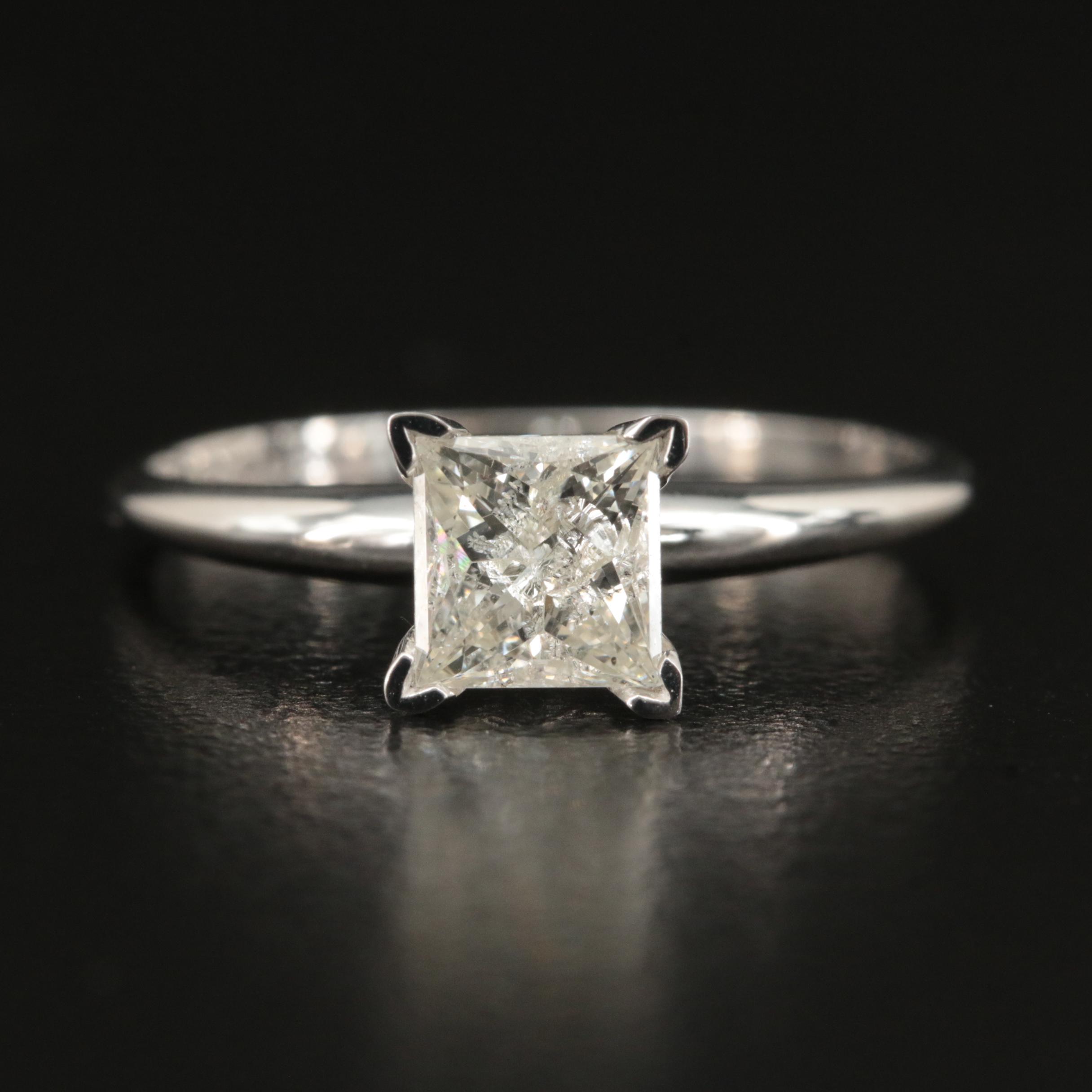 10K 1.05 CT Diamond Solitaire Ring