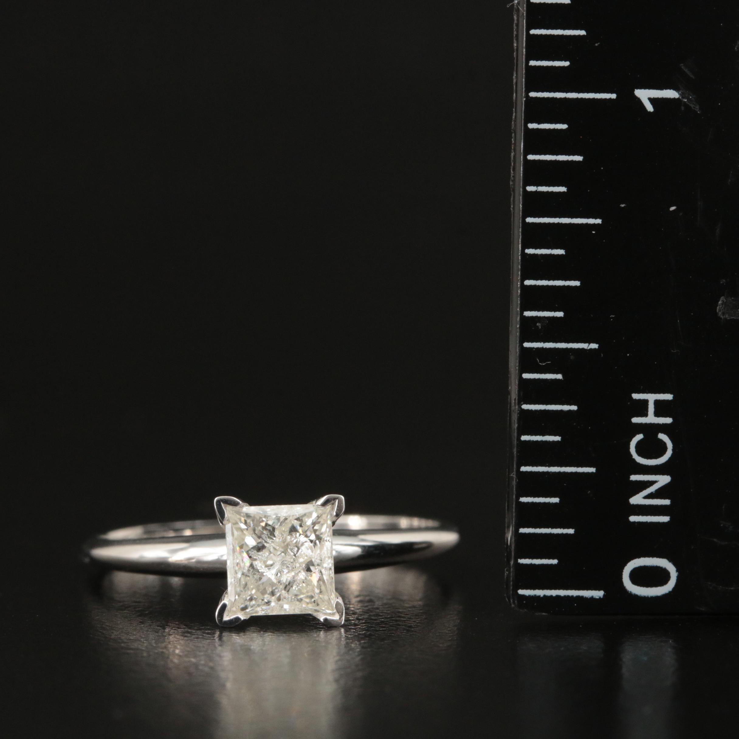 10K 1.05 CT Diamond Solitaire Ring