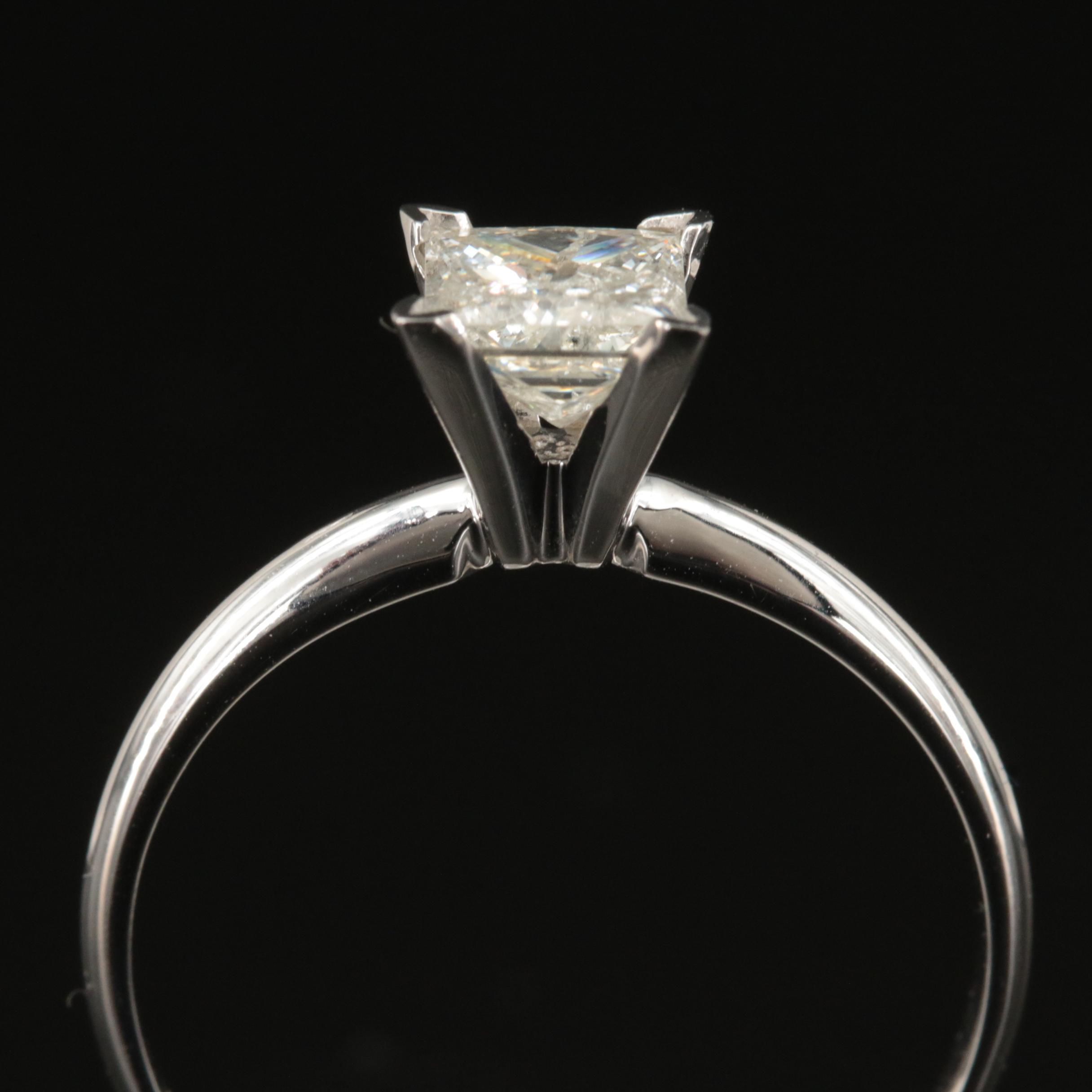 10K 1.05 CT Diamond Solitaire Ring