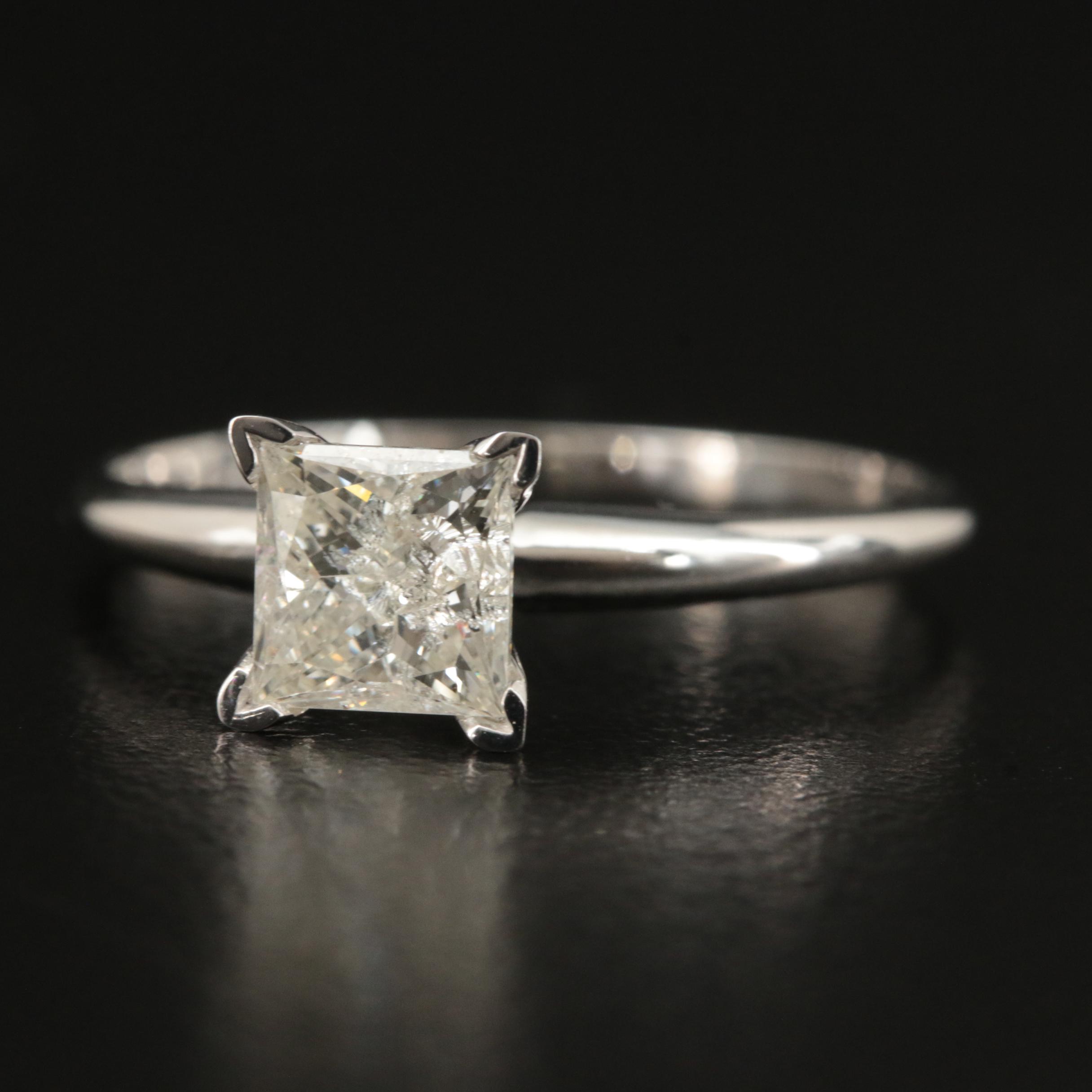 10K 1.05 CT Diamond Solitaire Ring