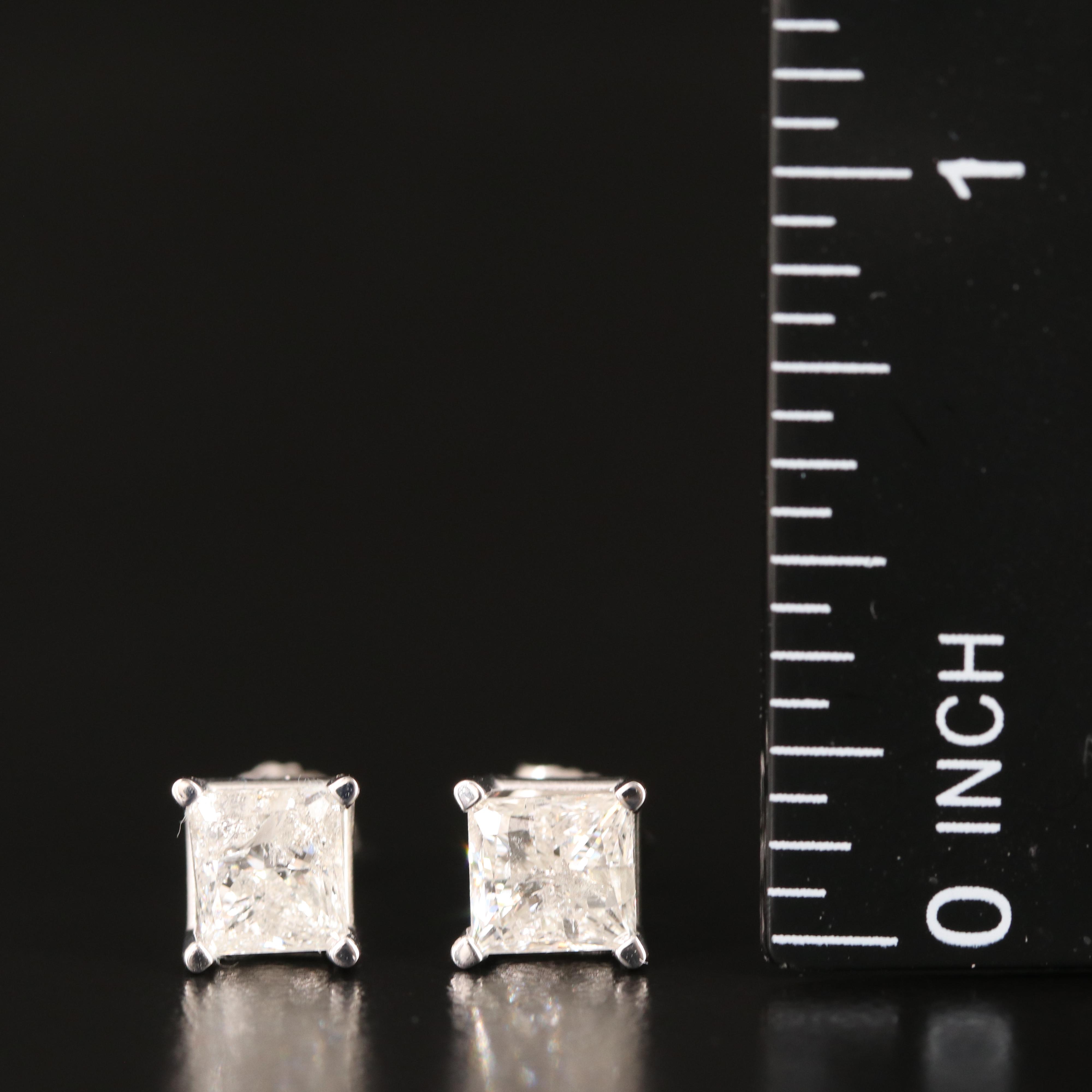 14K 1.96 CTW Diamond Stud Earrings