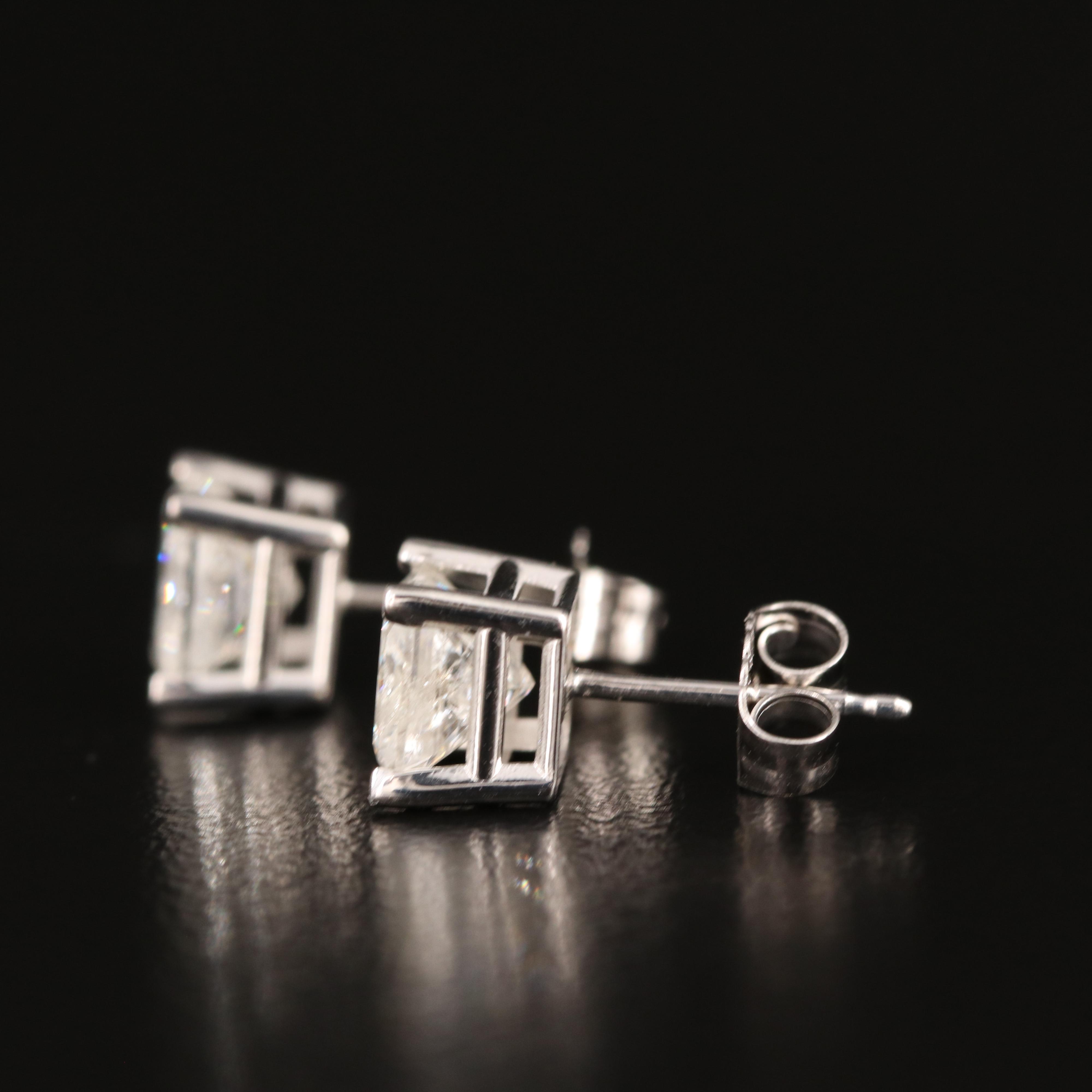 14K 1.96 CTW Diamond Stud Earrings