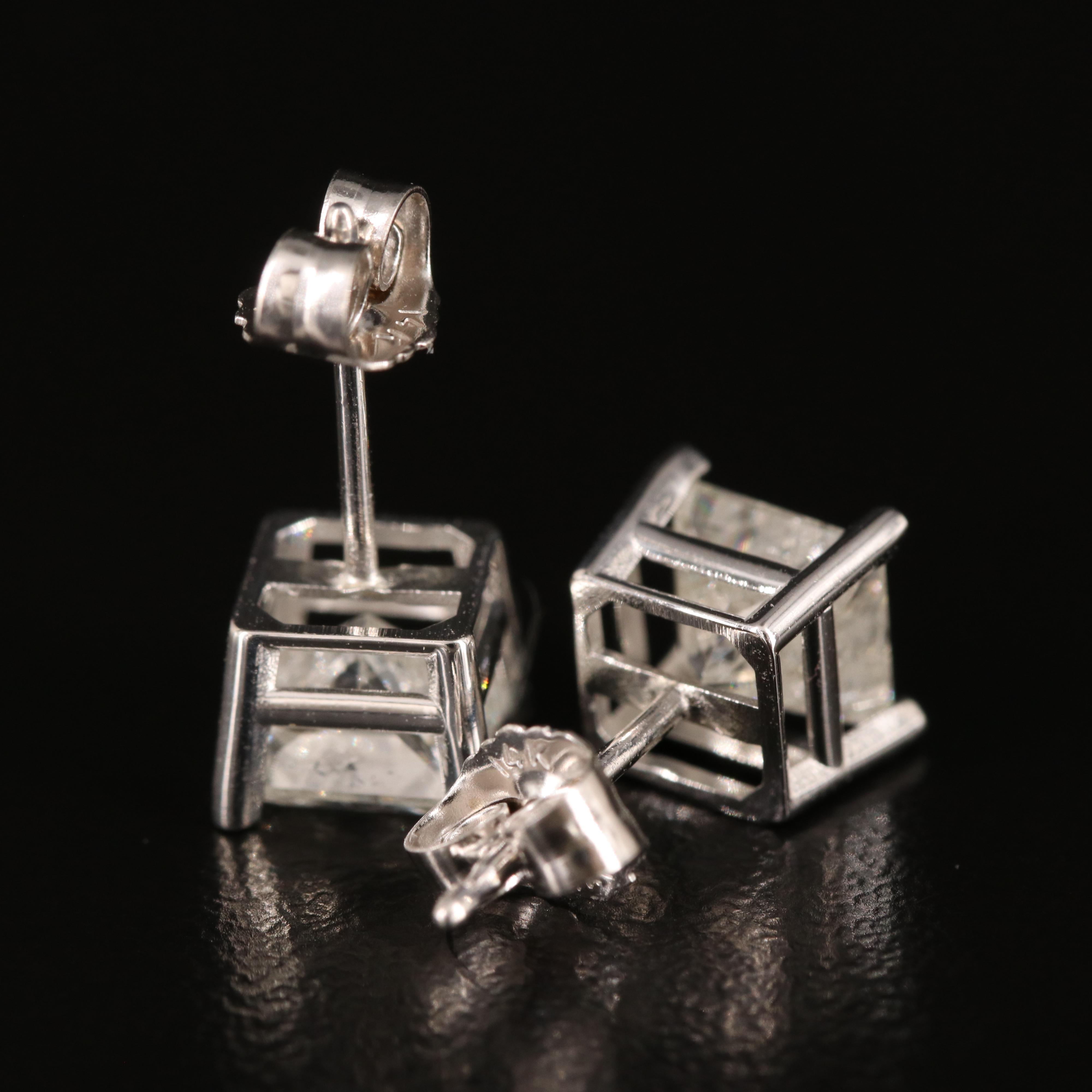 14K 1.96 CTW Diamond Stud Earrings