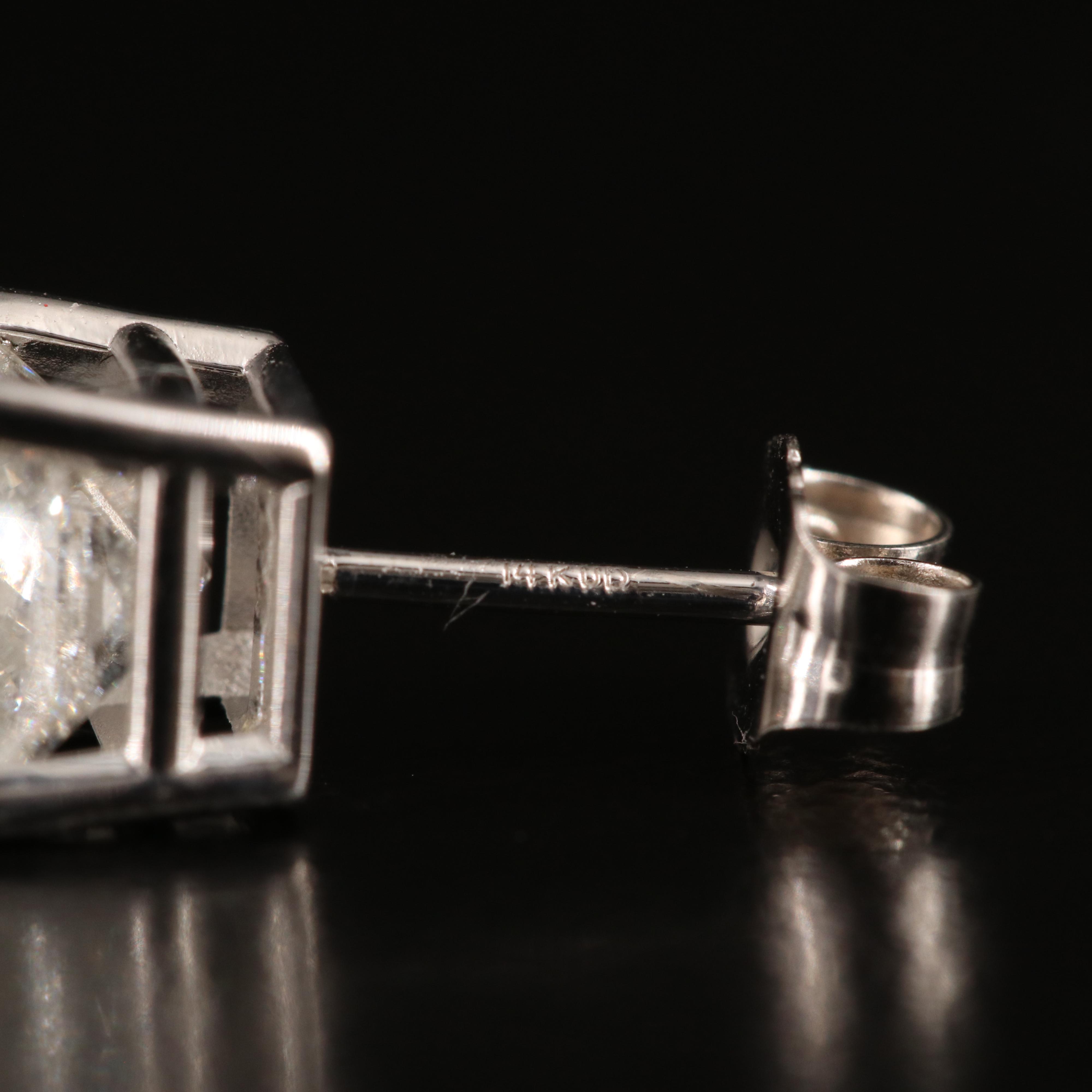 14K 1.96 CTW Diamond Stud Earrings