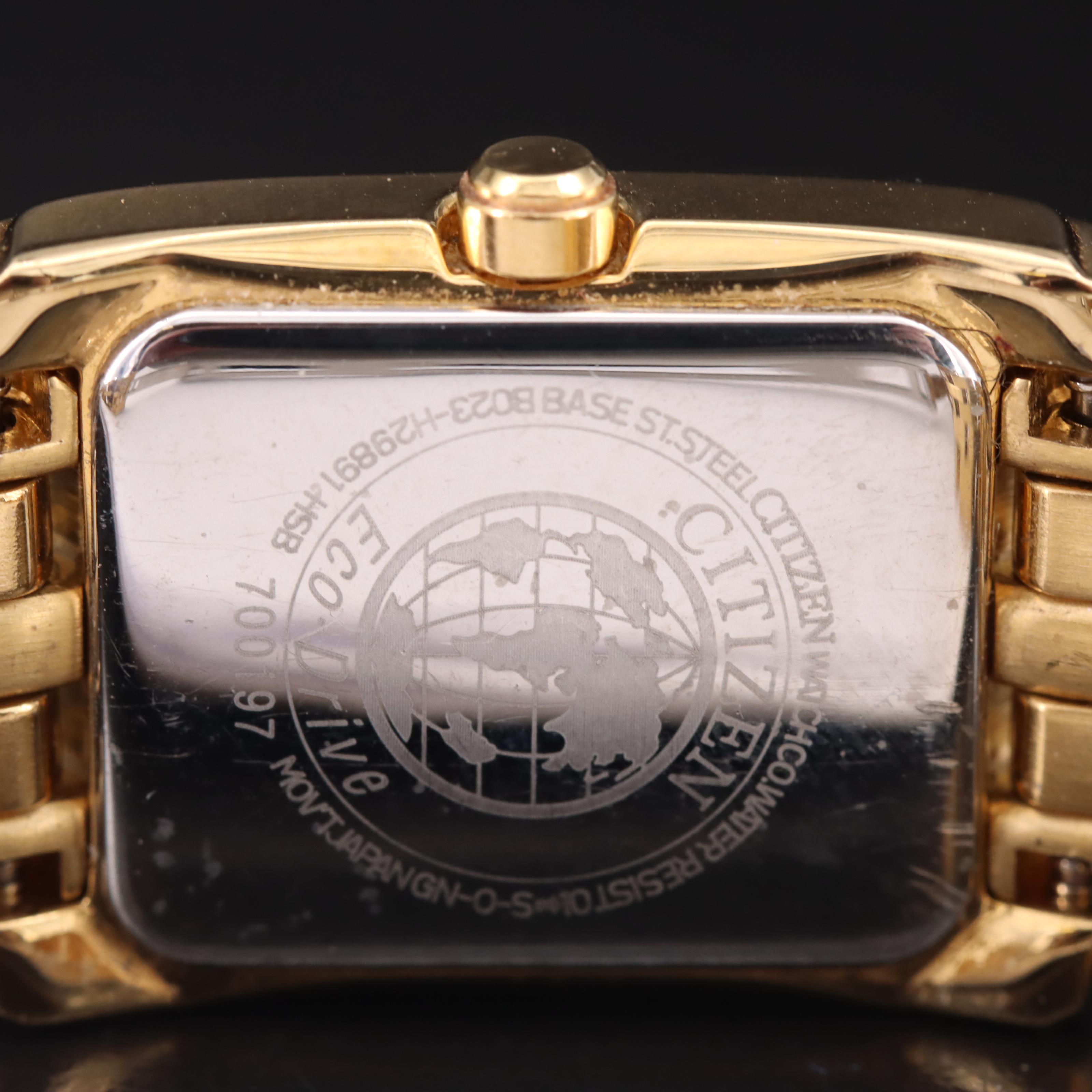 Citizen Eco-Drive Mother-of-Pearl Dial with Crystal Watch