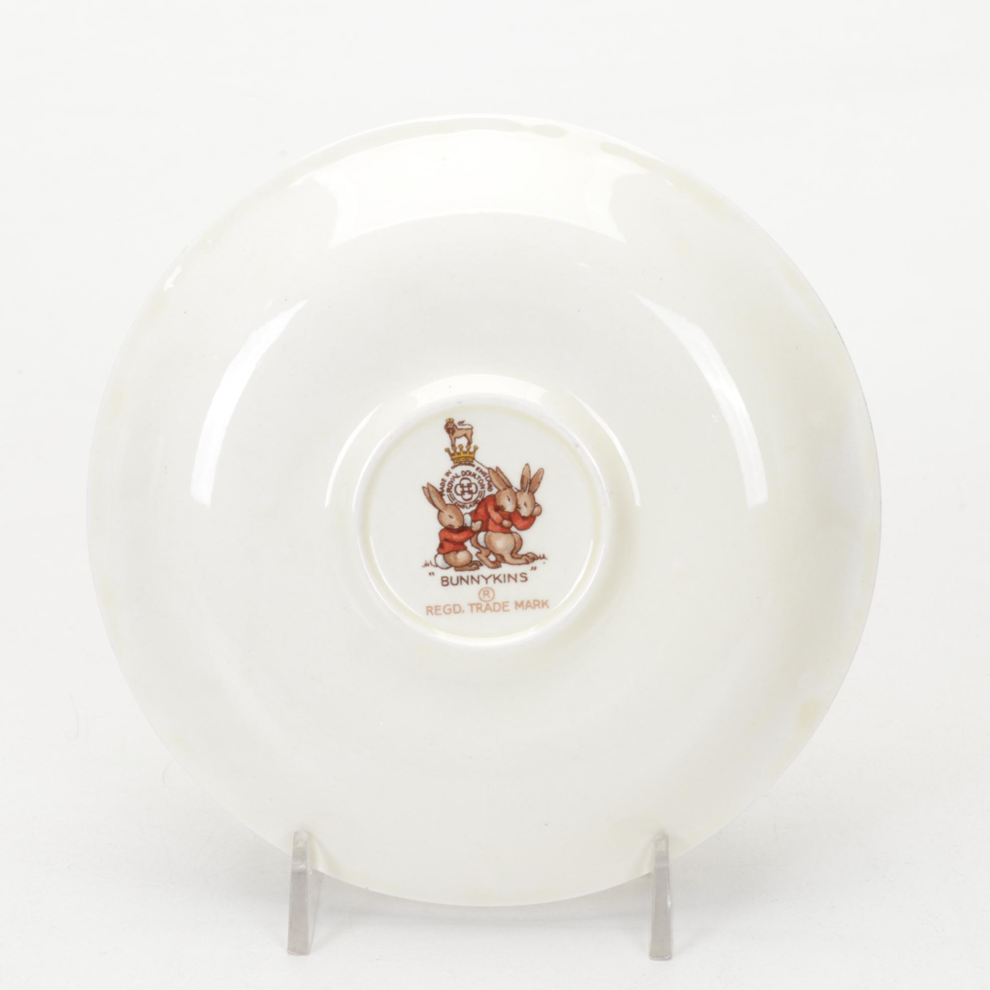 Royal Doulton "Bunnykins" and Wedgwood "Peter Rabbit" Children's Dishes