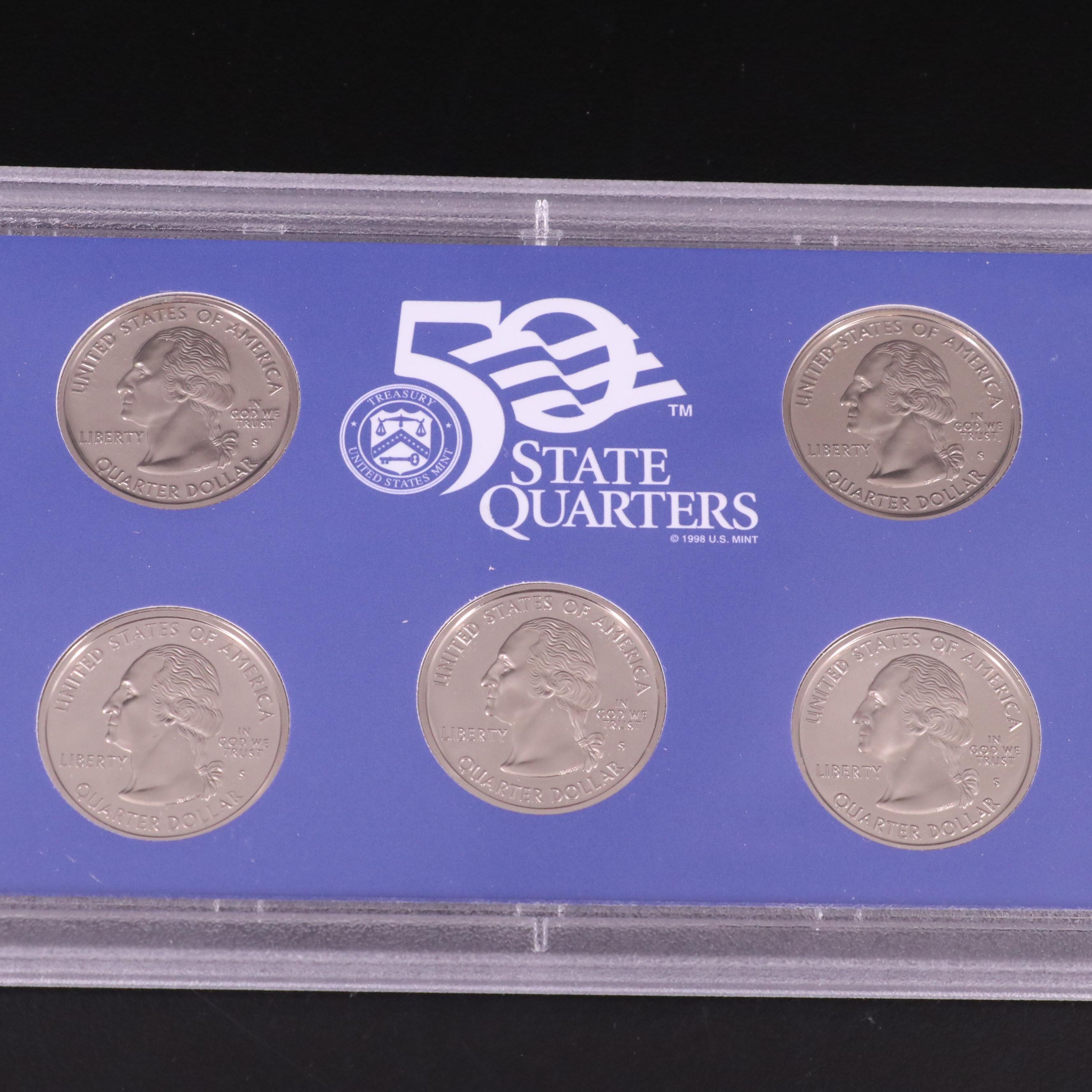 Eight Modern U.S. Mint Proof Sets