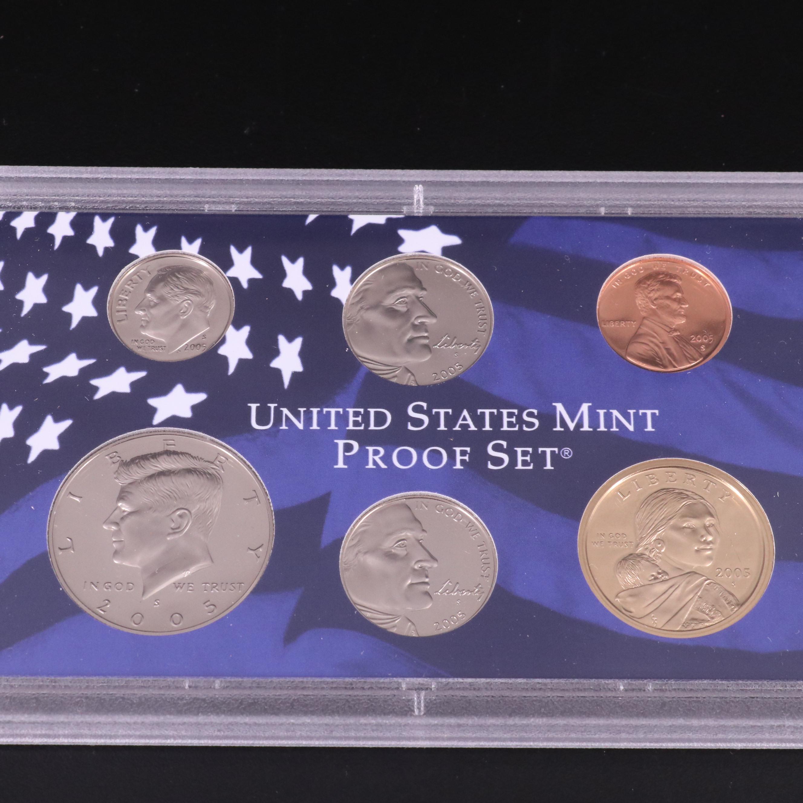 Eight Modern U.S. Mint Proof Sets