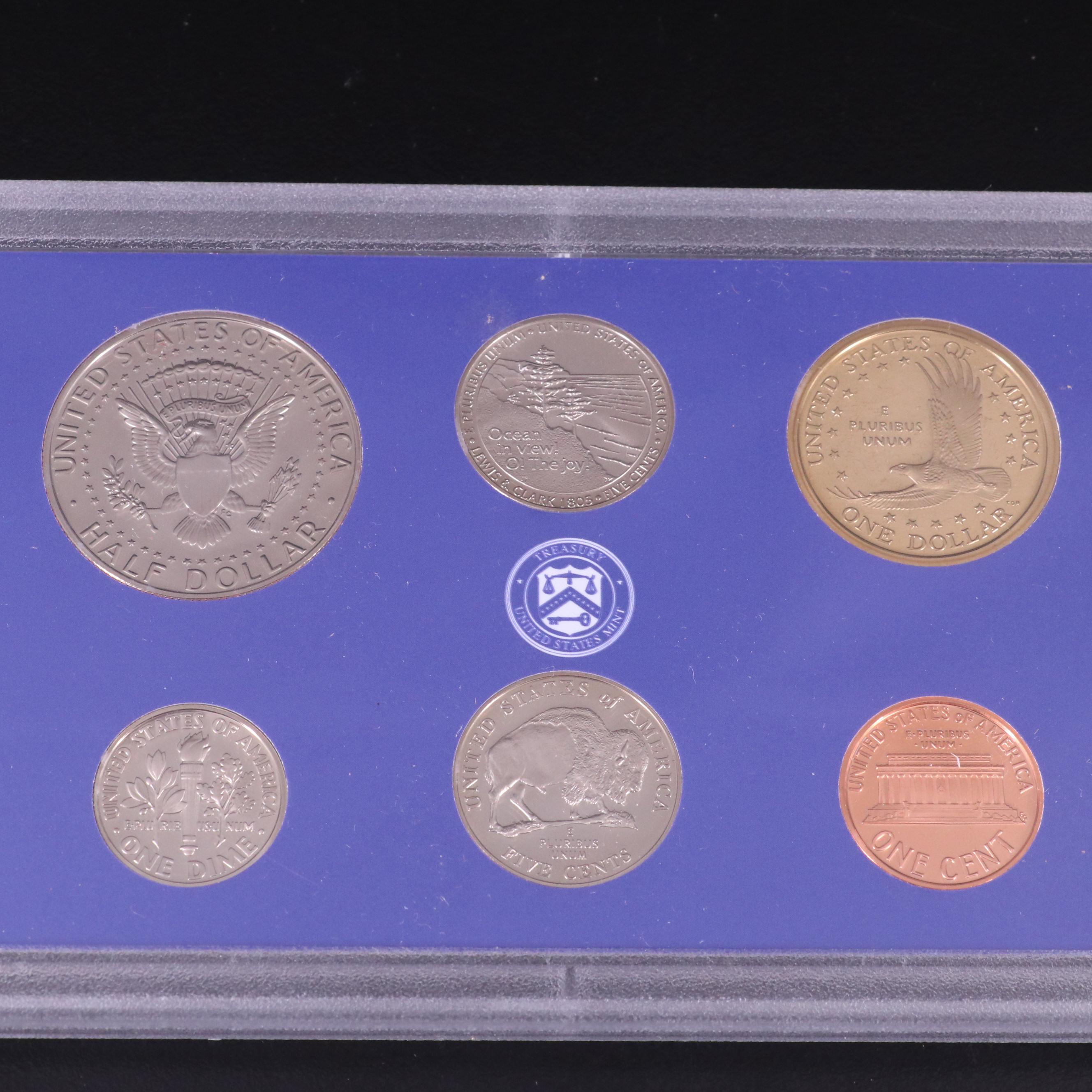 Eight Modern U.S. Mint Proof Sets