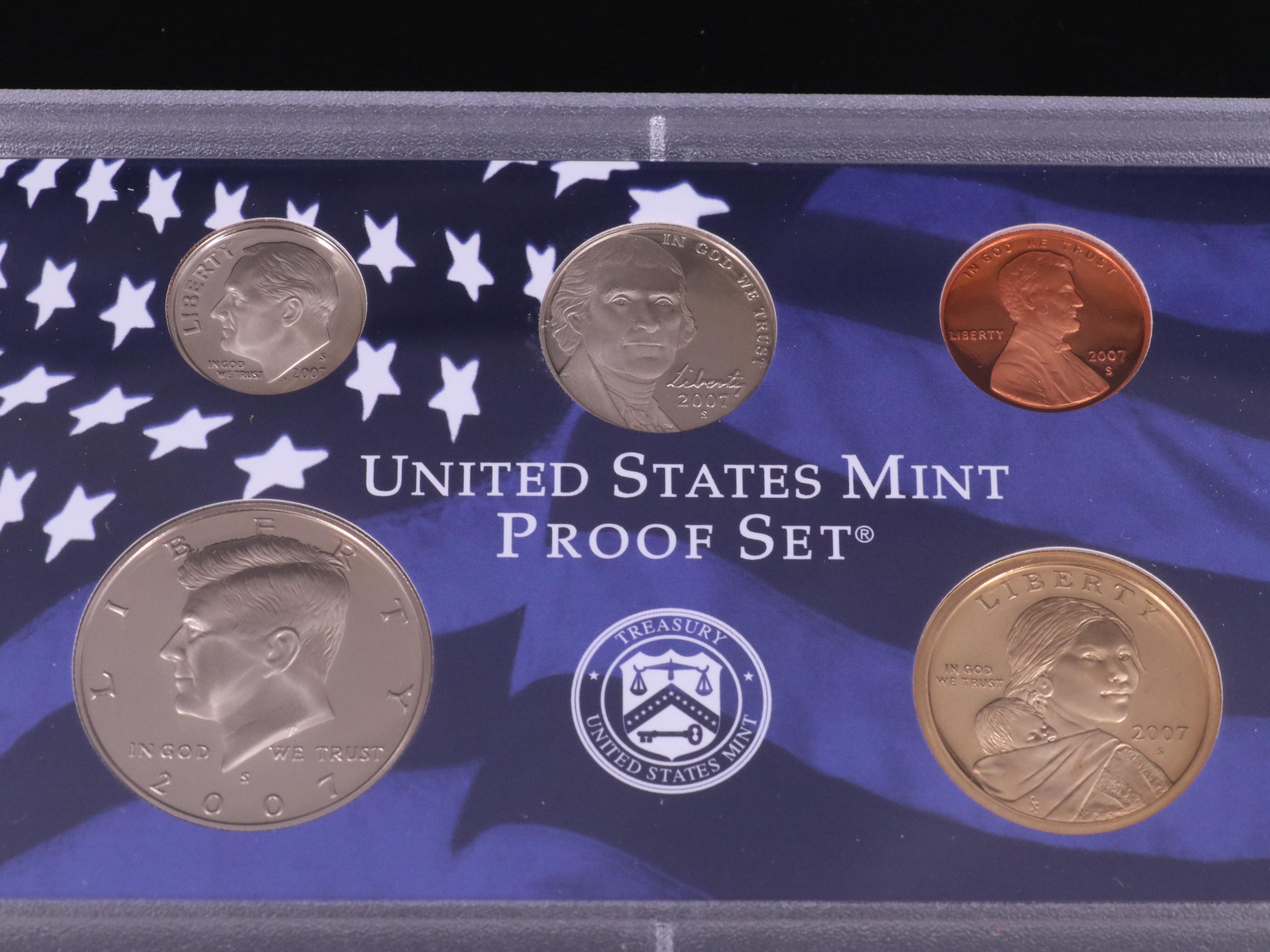 Eight Modern U.S. Mint Proof Sets
