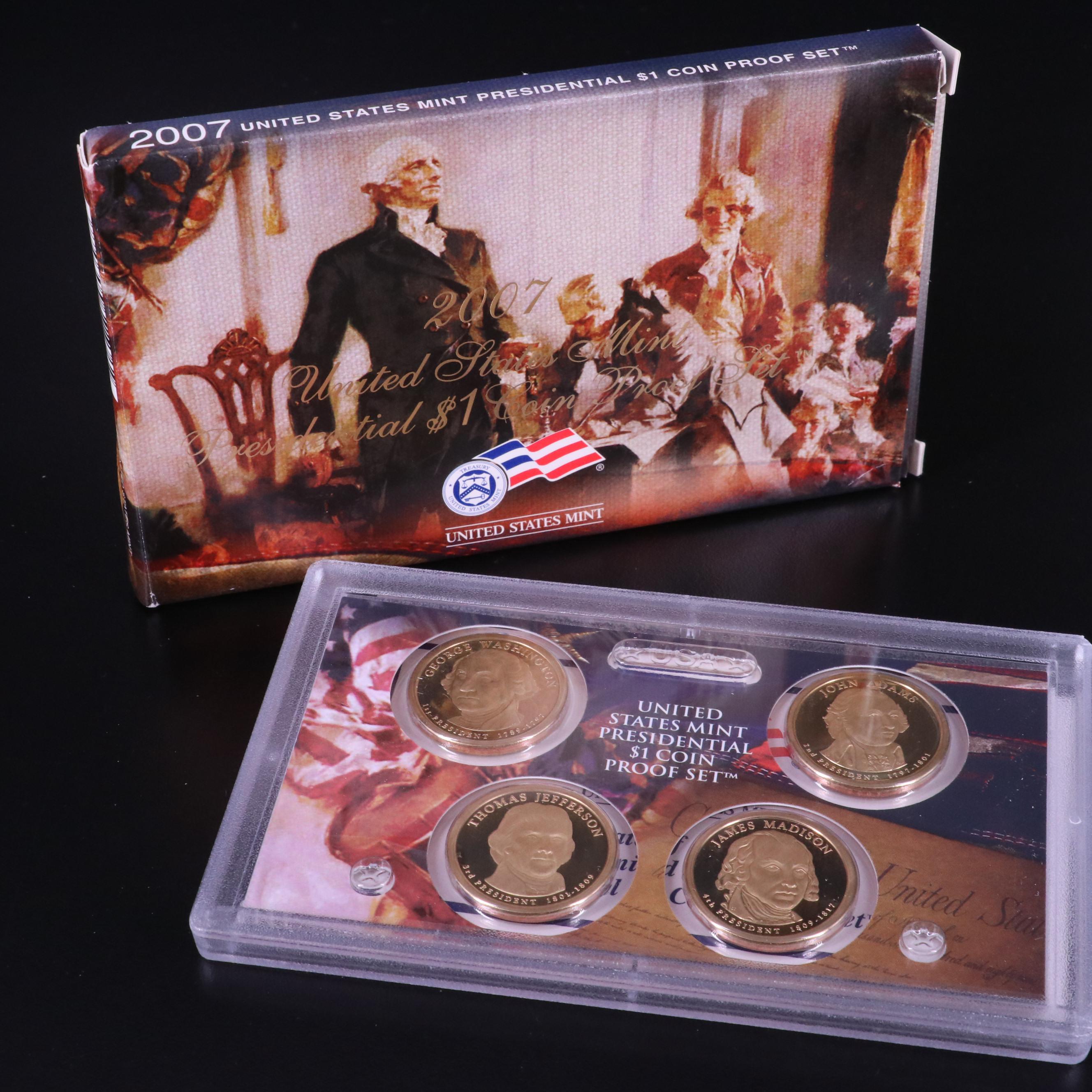 Eight Modern U.S. Mint Proof Sets