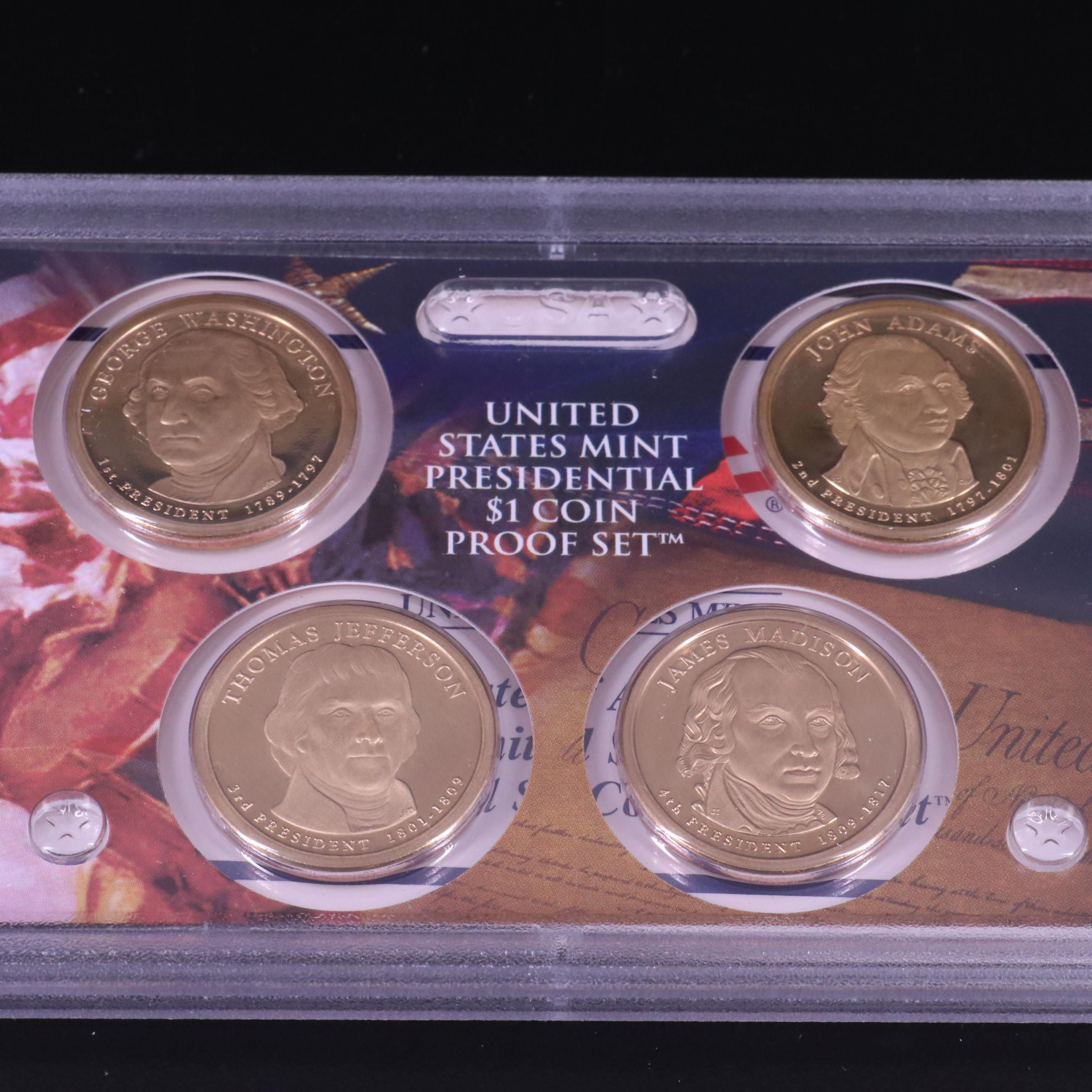 Eight Modern U.S. Mint Proof Sets