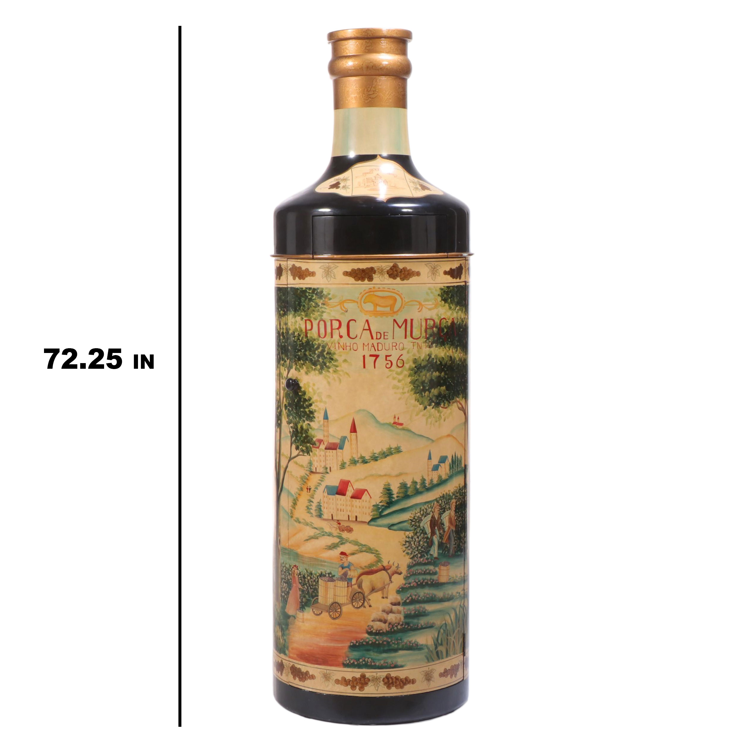 Large "Porca de Murça" Bottle-Form Wine Cabinet