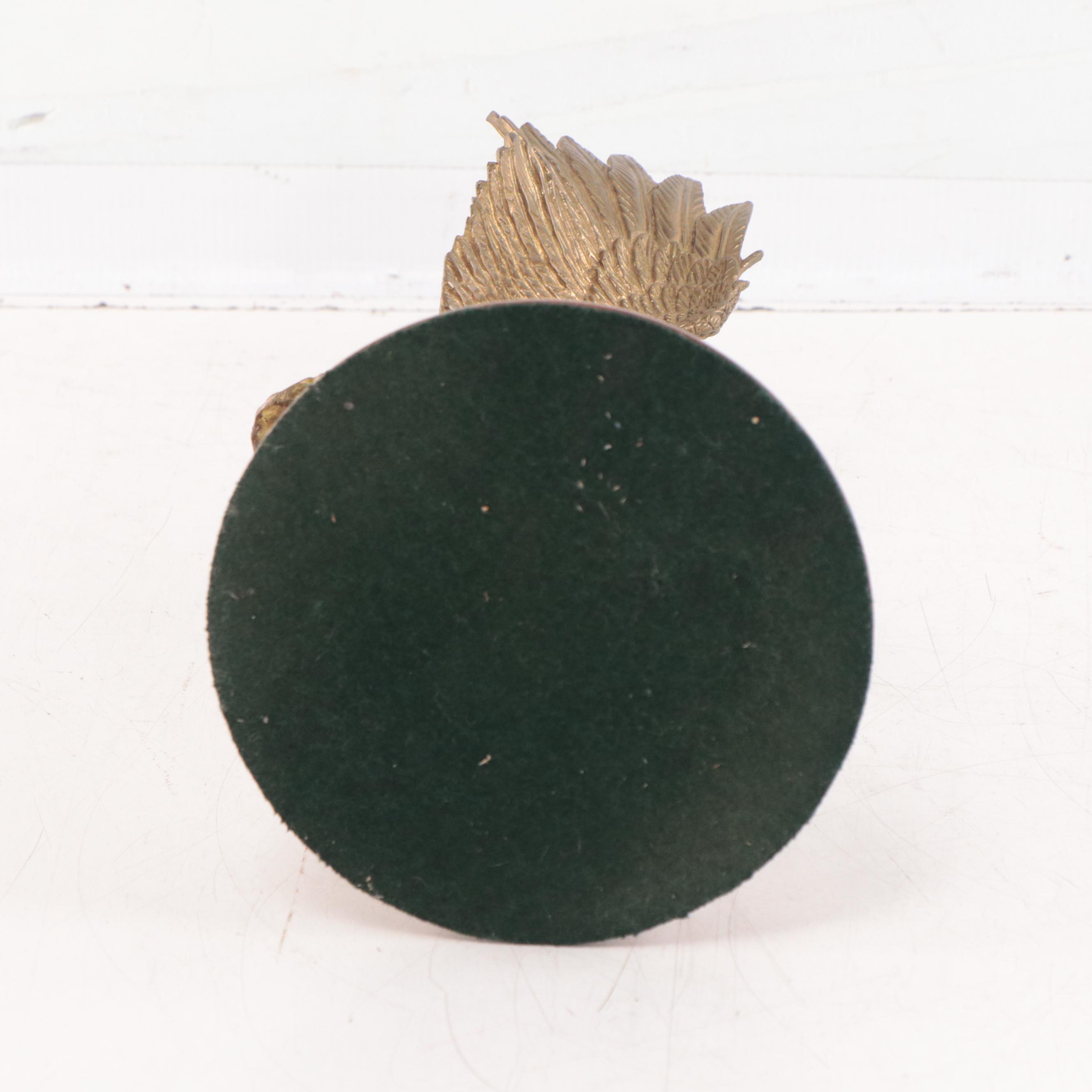 Brass Eagle Figurine, Mid to Late 20th Century