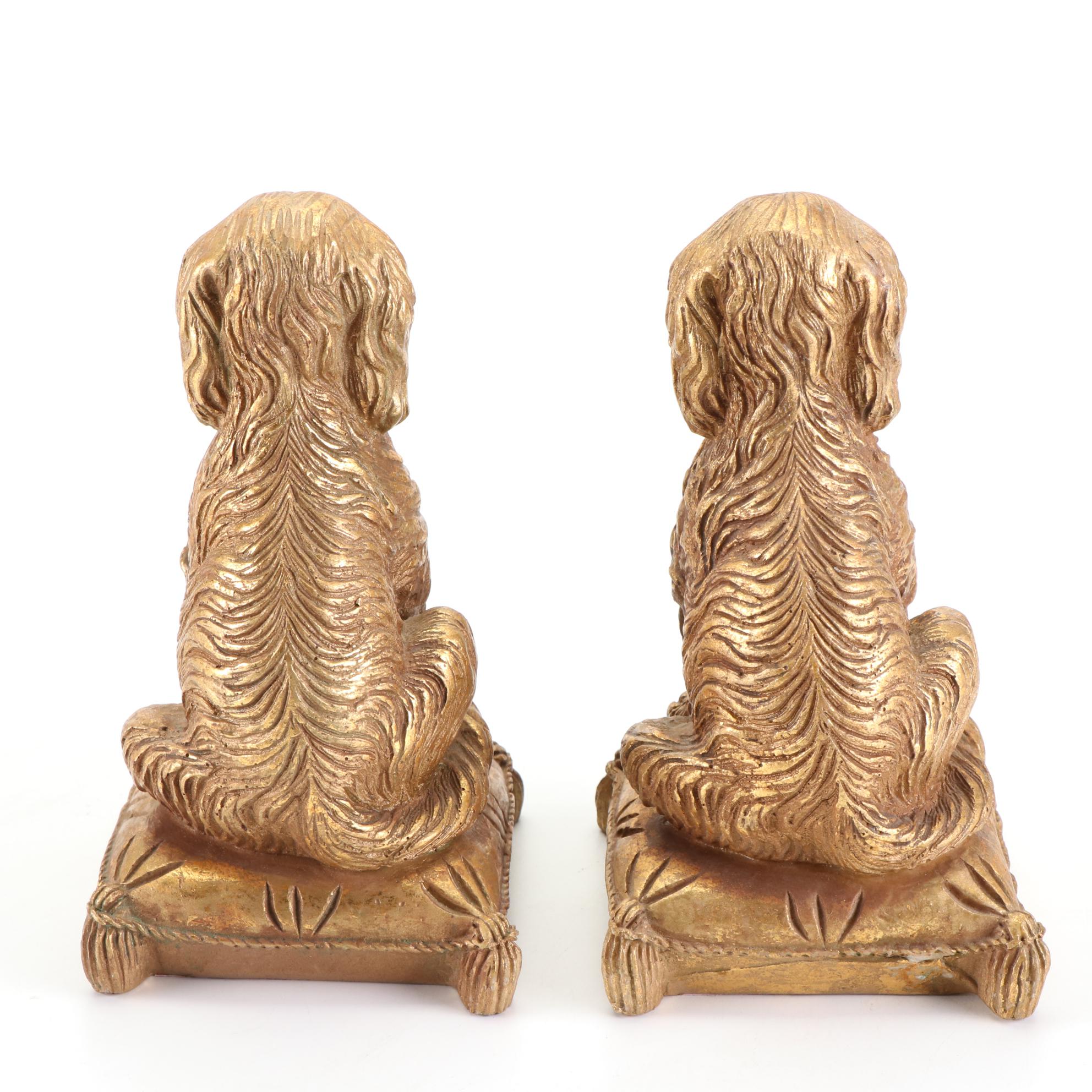 Sterling Industries Gilt Dog Bookends and More