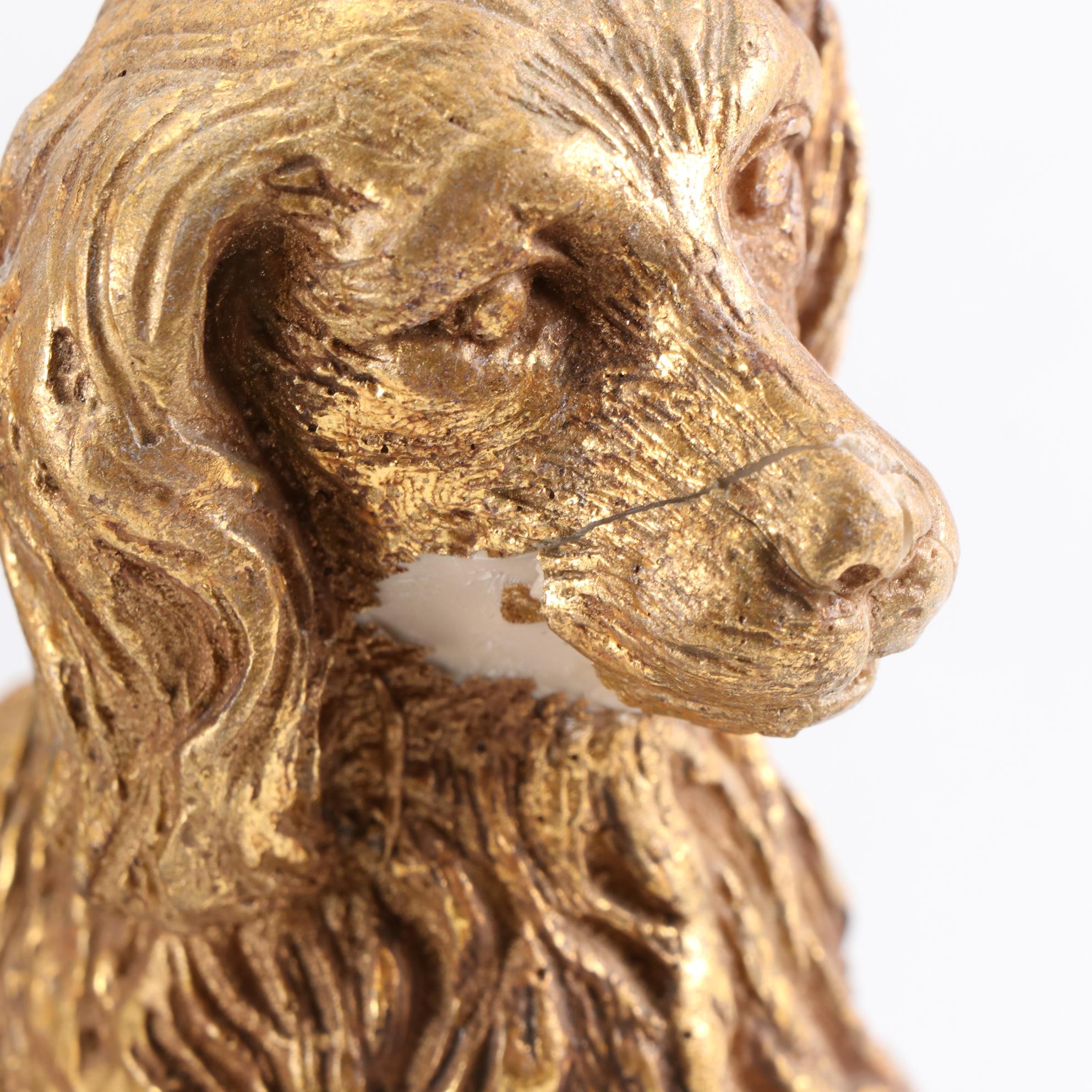 Sterling Industries Gilt Dog Bookends and More